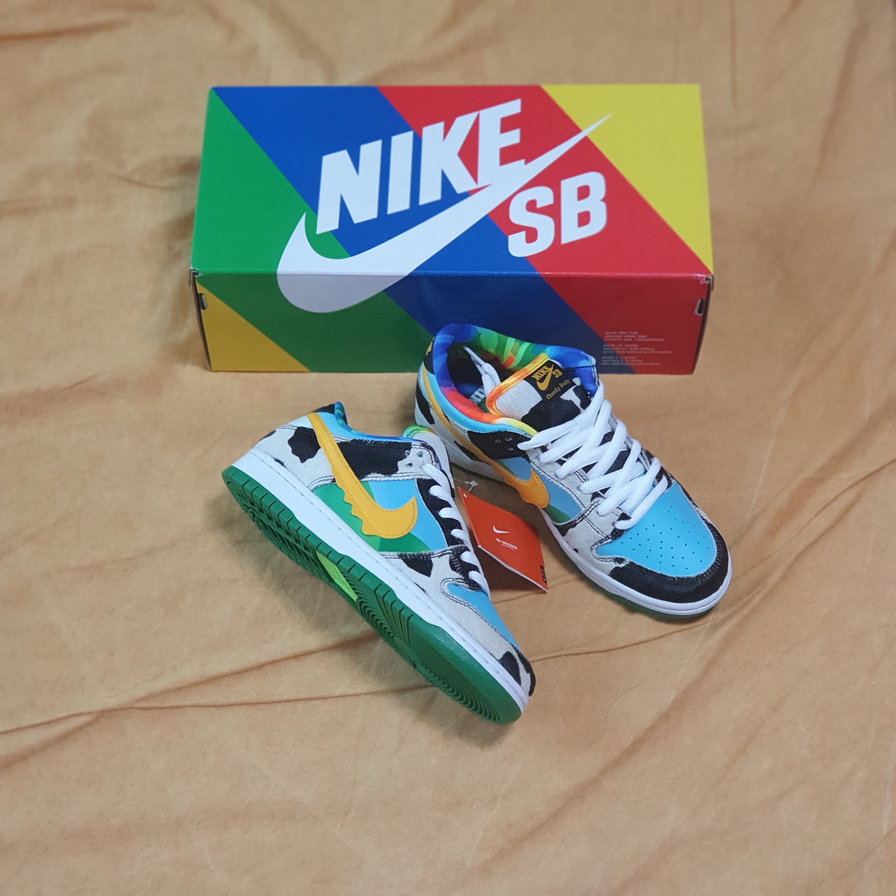 Nike x Ben & Jerry's SB Dunk Low Chunky Dunky 착용 스타일