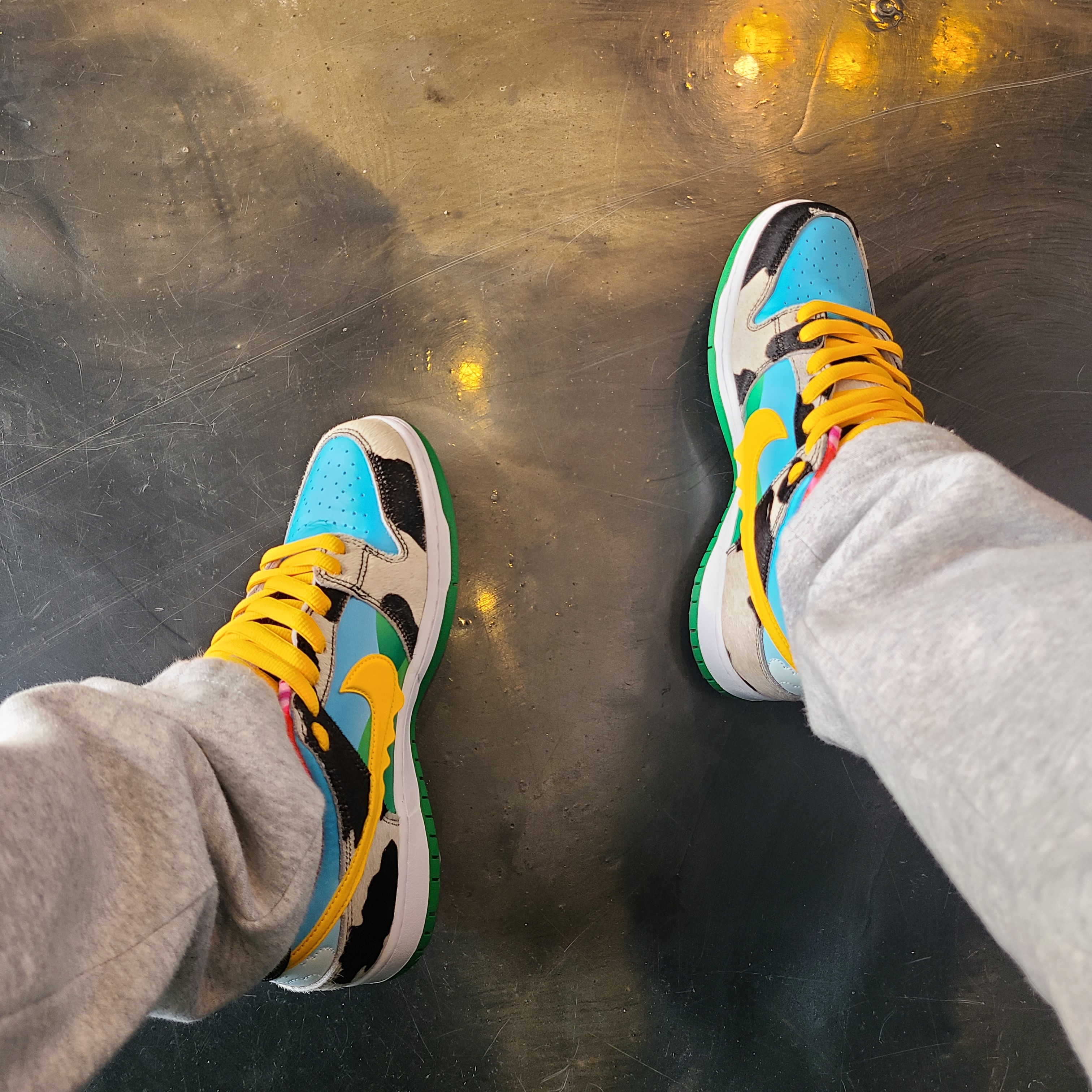 Nike x Ben & Jerry's SB Dunk Low Chunky Dunky 착용 스타일