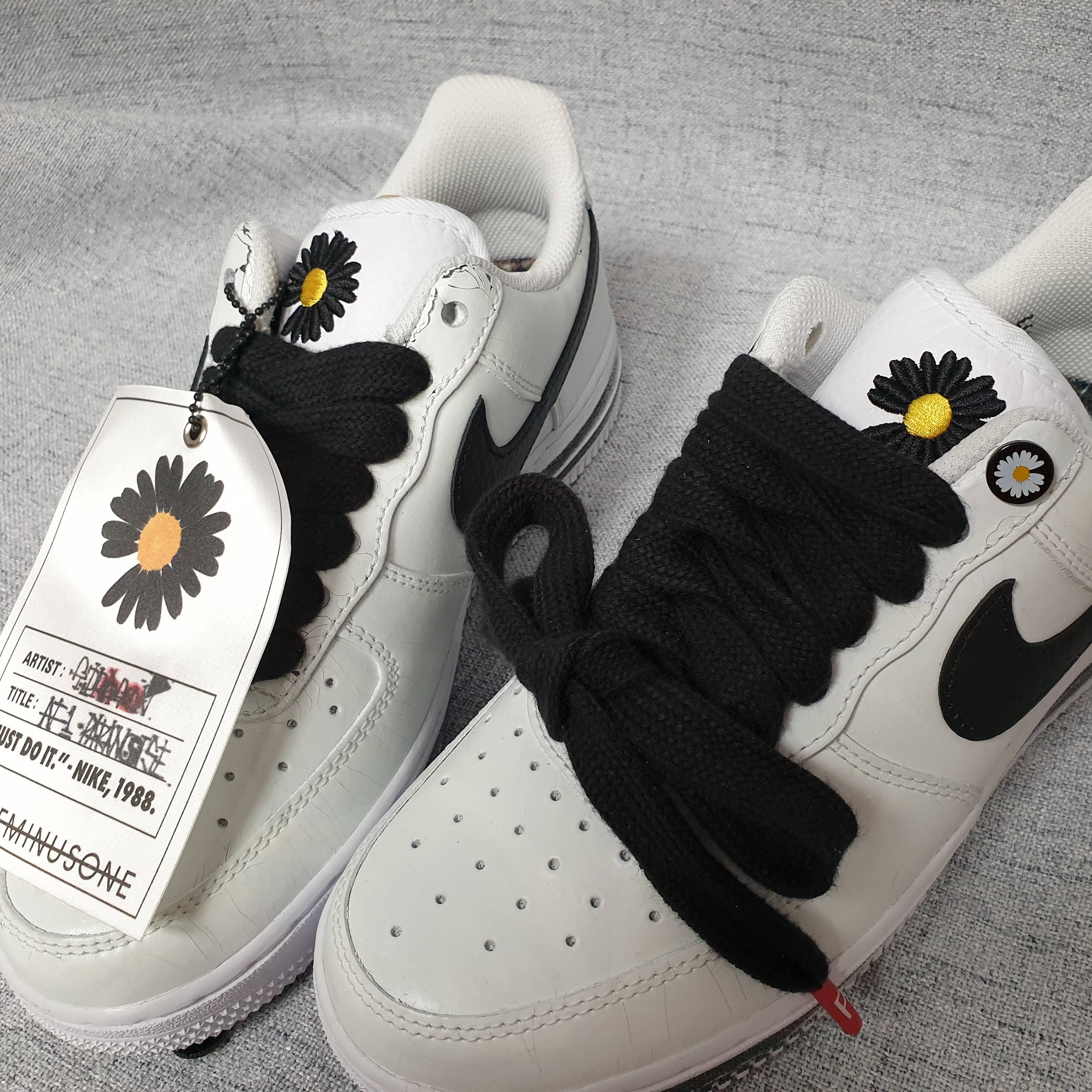Nike x Peaceminusone Air Force 1 Low Para-Noise 2.0 착용 스타일 - 4