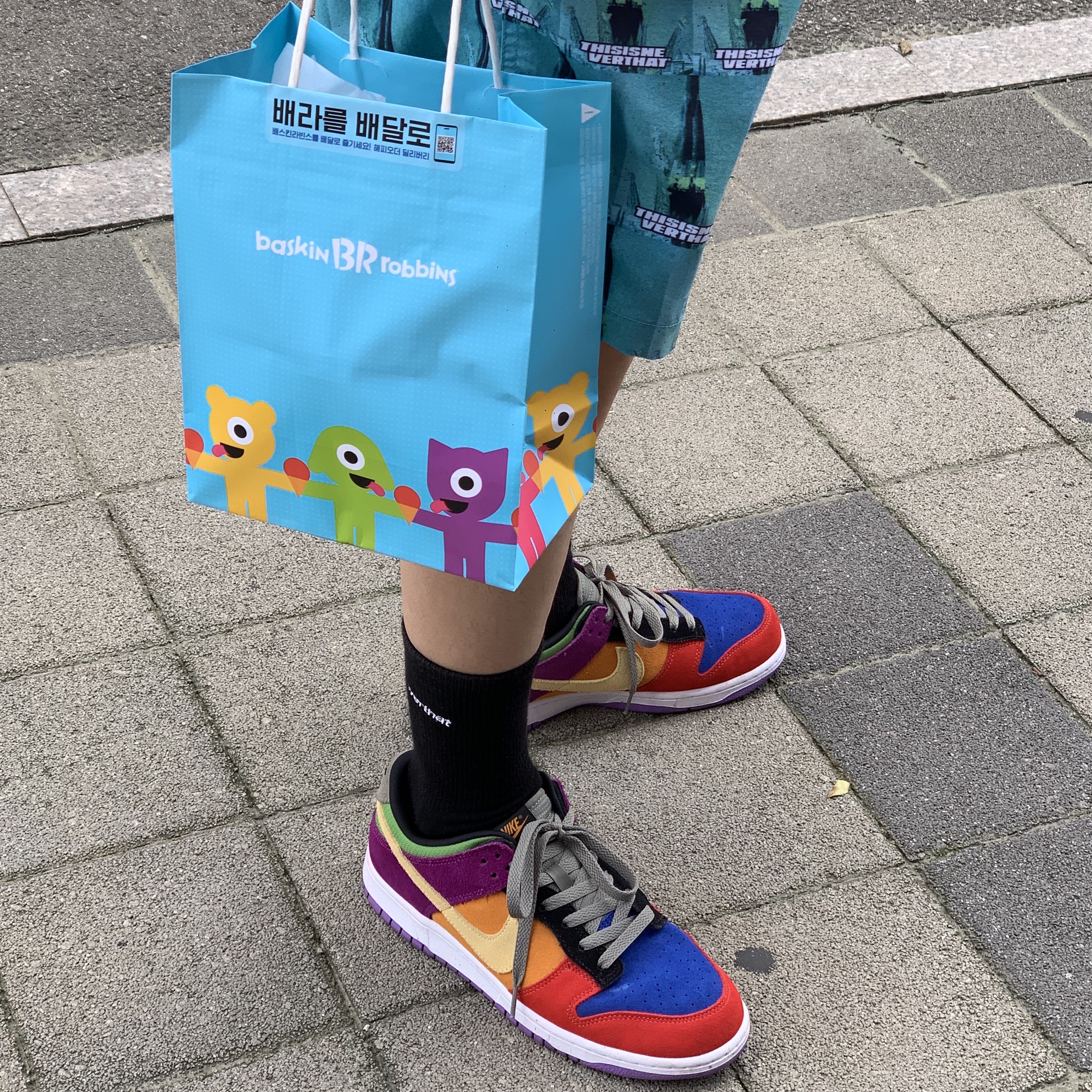 Nike Dunk Low SP Retro Viotech 2019 착용 스타일 - 2