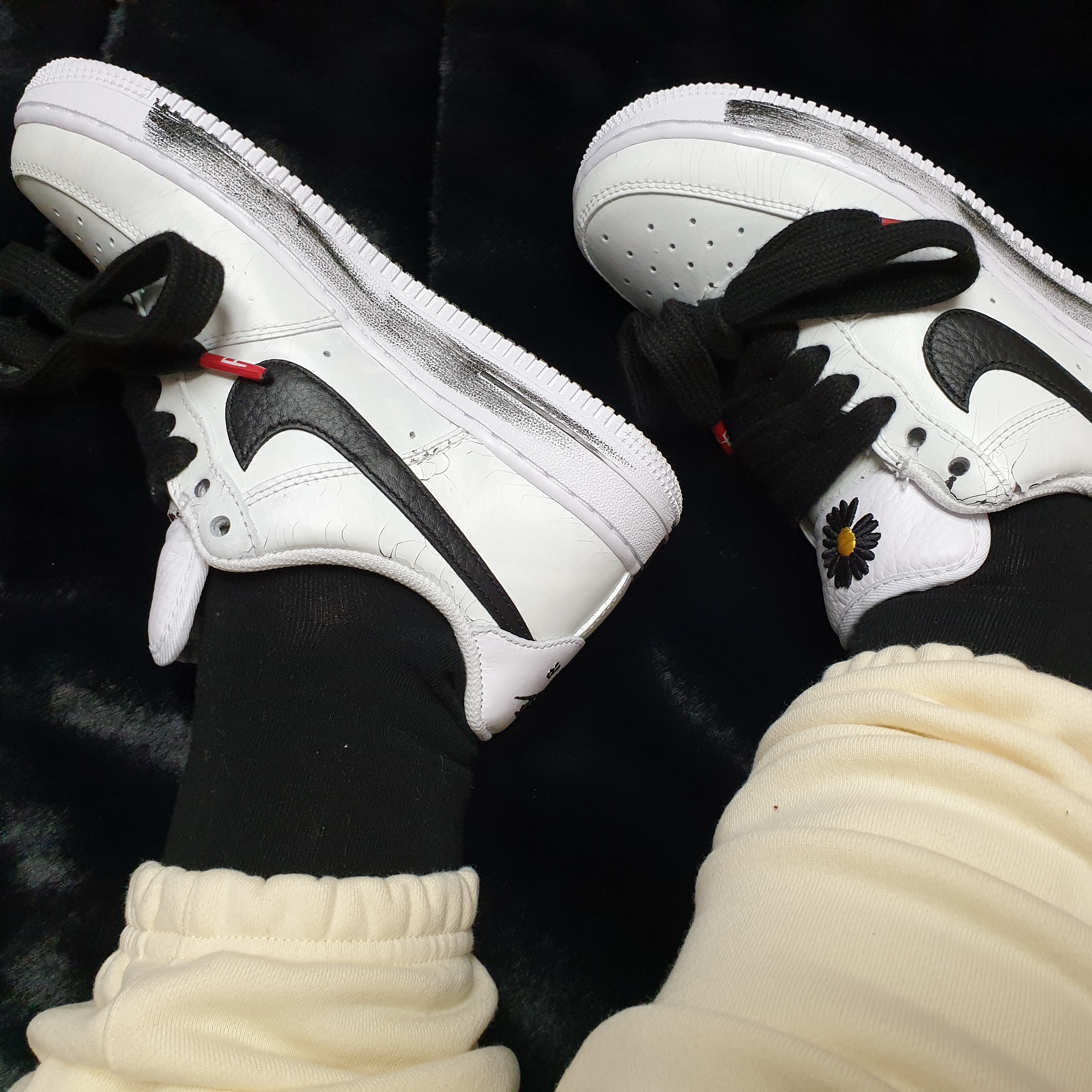 Nike x Peaceminusone Air Force 1 Low Para-Noise 2.0 착용 스타일 - 2