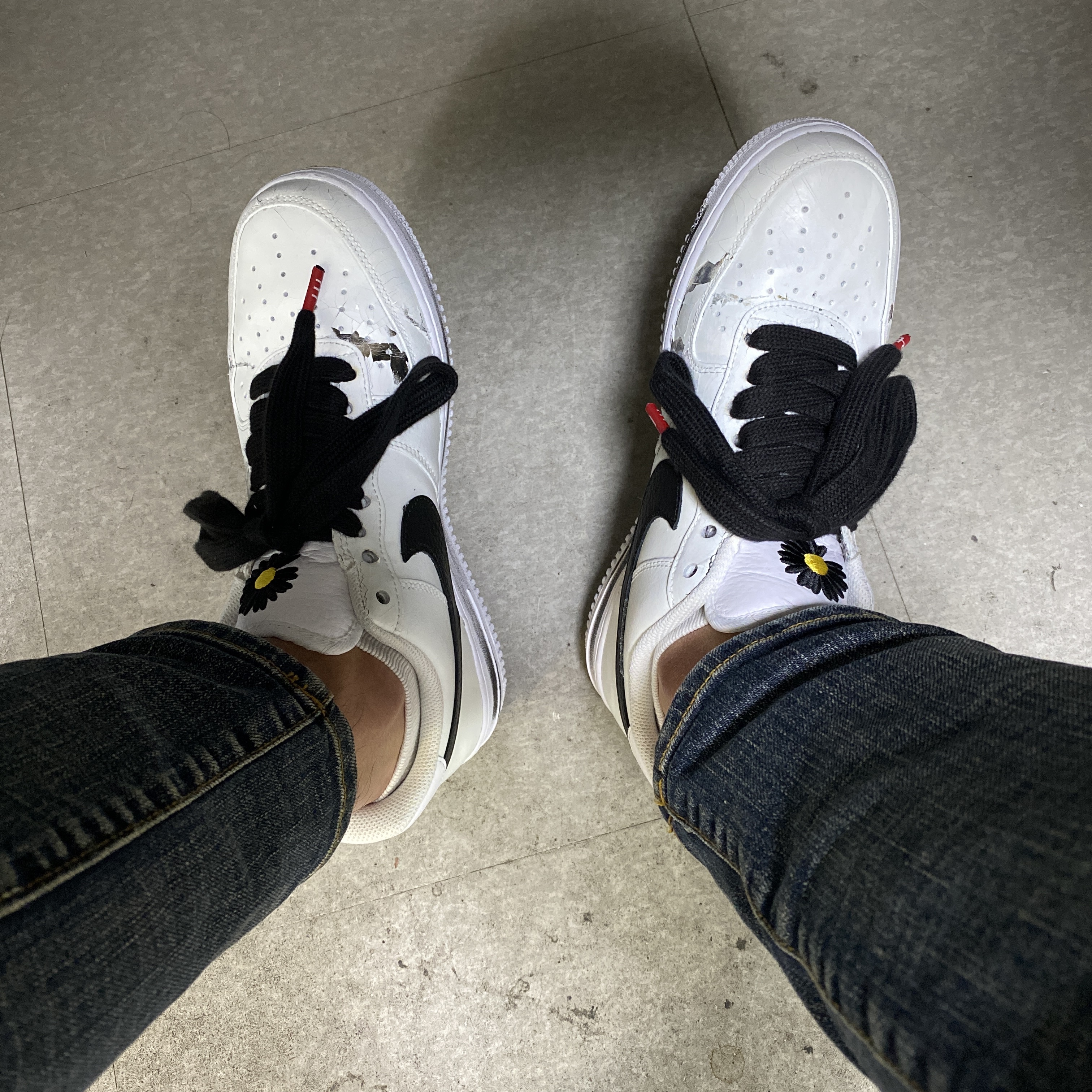 Nike x Peaceminusone Air Force 1 Low Para-Noise 2.0 착용 스타일 - 1
