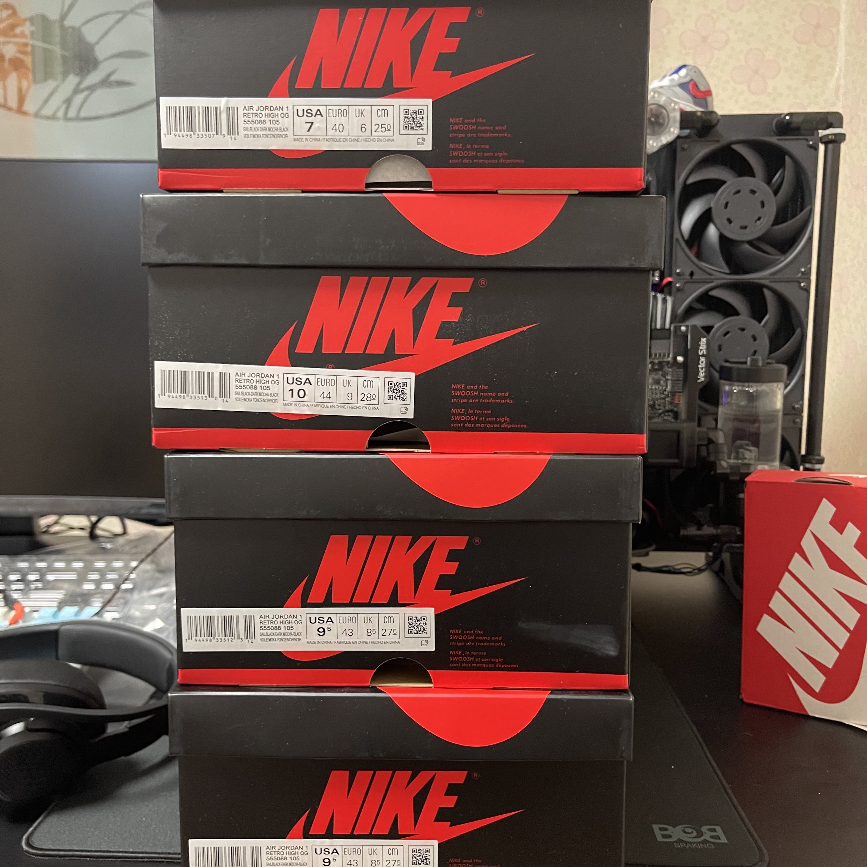 Jordan 1 Retro High OG Black Mocha 착용 스타일