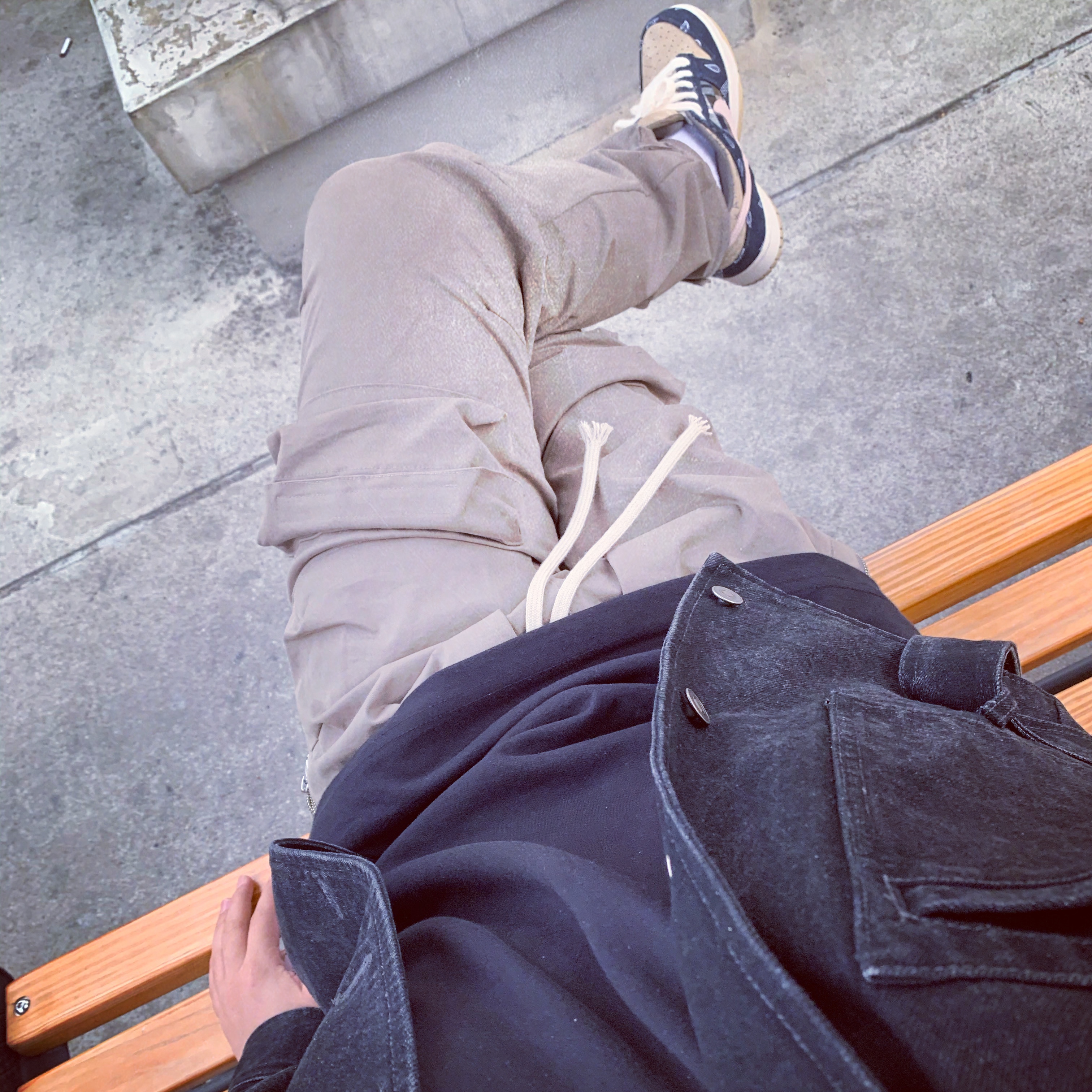 Nike x Travis Scott SB Dunk Low 착용 스타일