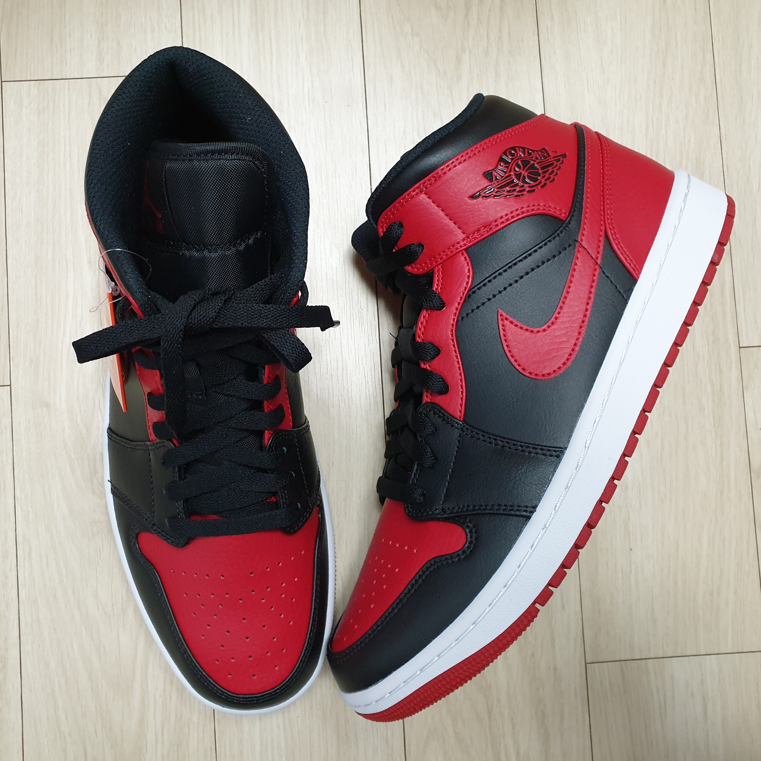 (GS) Jordan 1 Mid Bred Banned 2020 착용 스타일 - 3