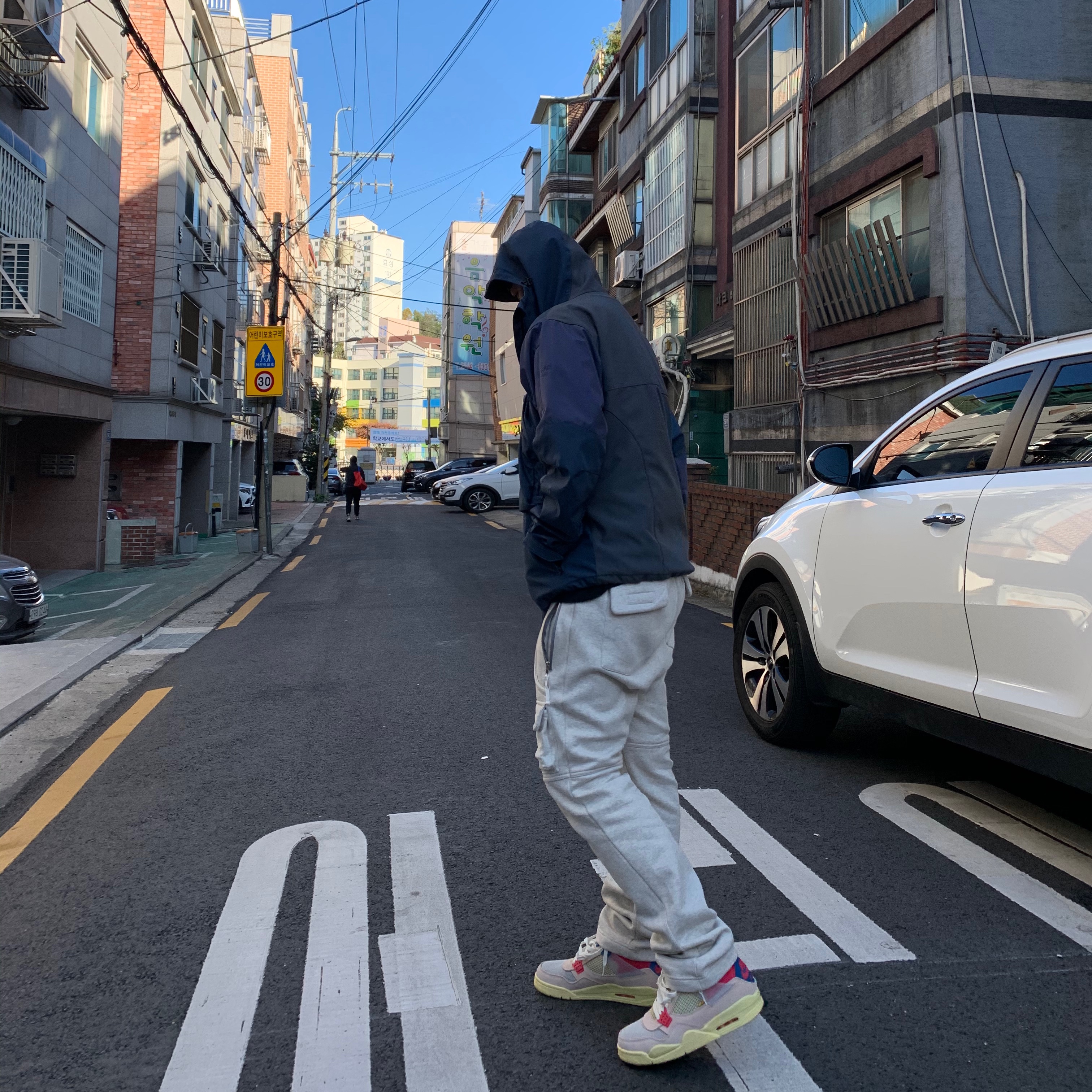 Jordan 4 x Union Retro Guava Ice 착용 스타일