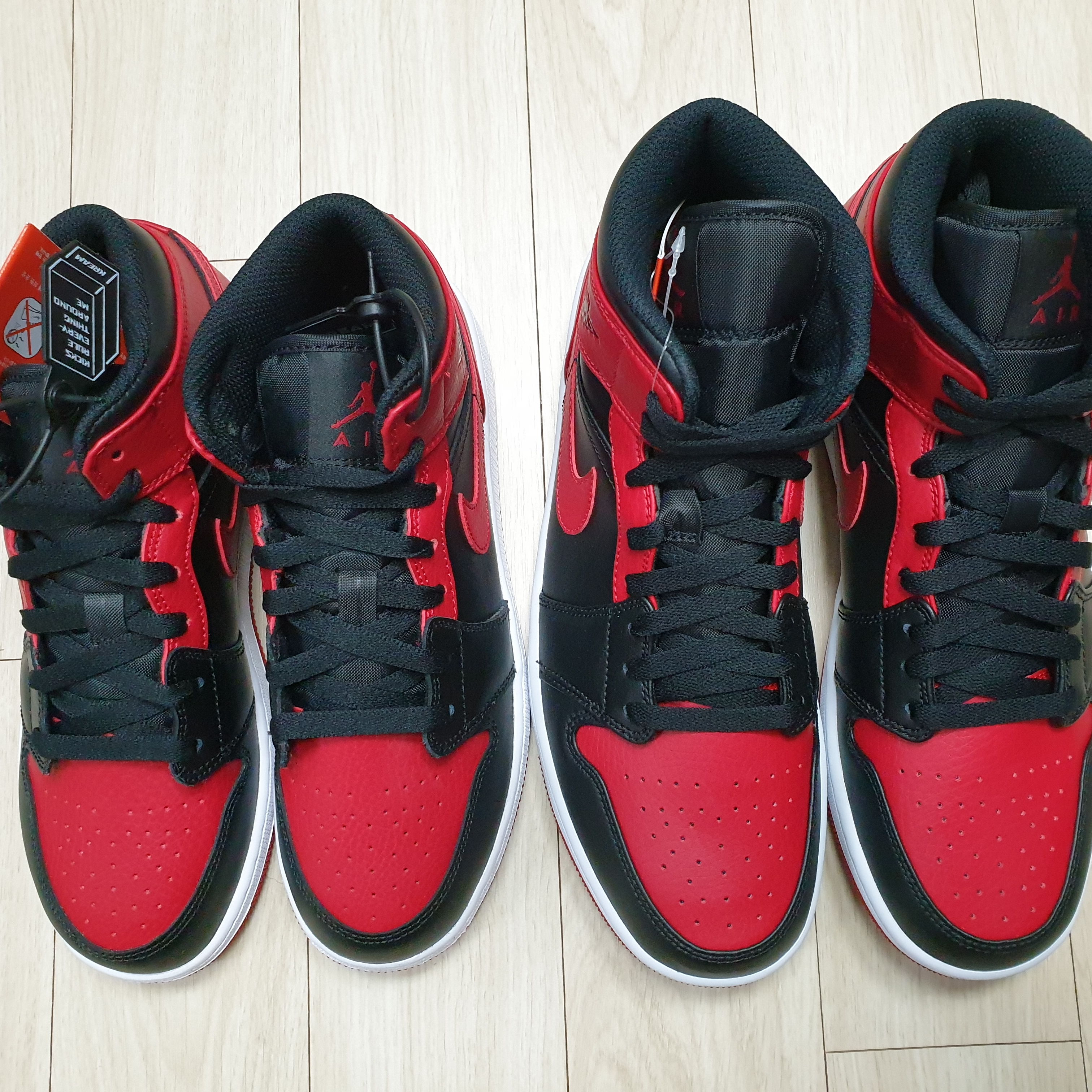 (GS) Jordan 1 Mid Bred Banned 2020 착용 스타일 - 2
