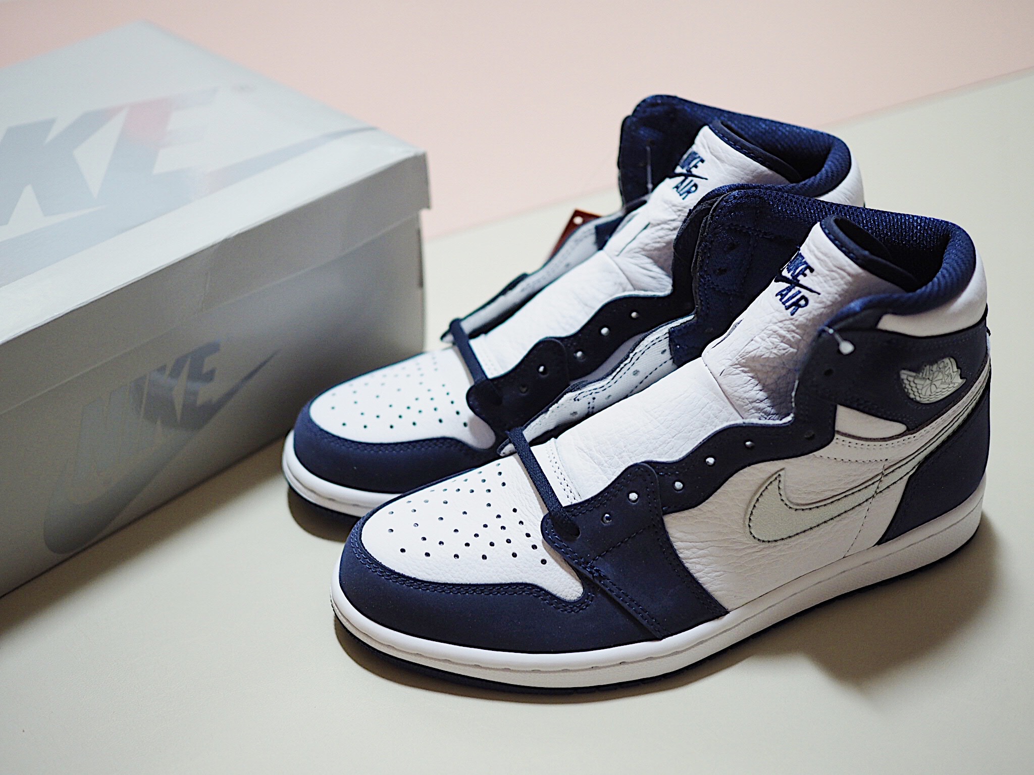 Jordan 1 Retro High OG CO.JP Midnight Navy 착용 스타일