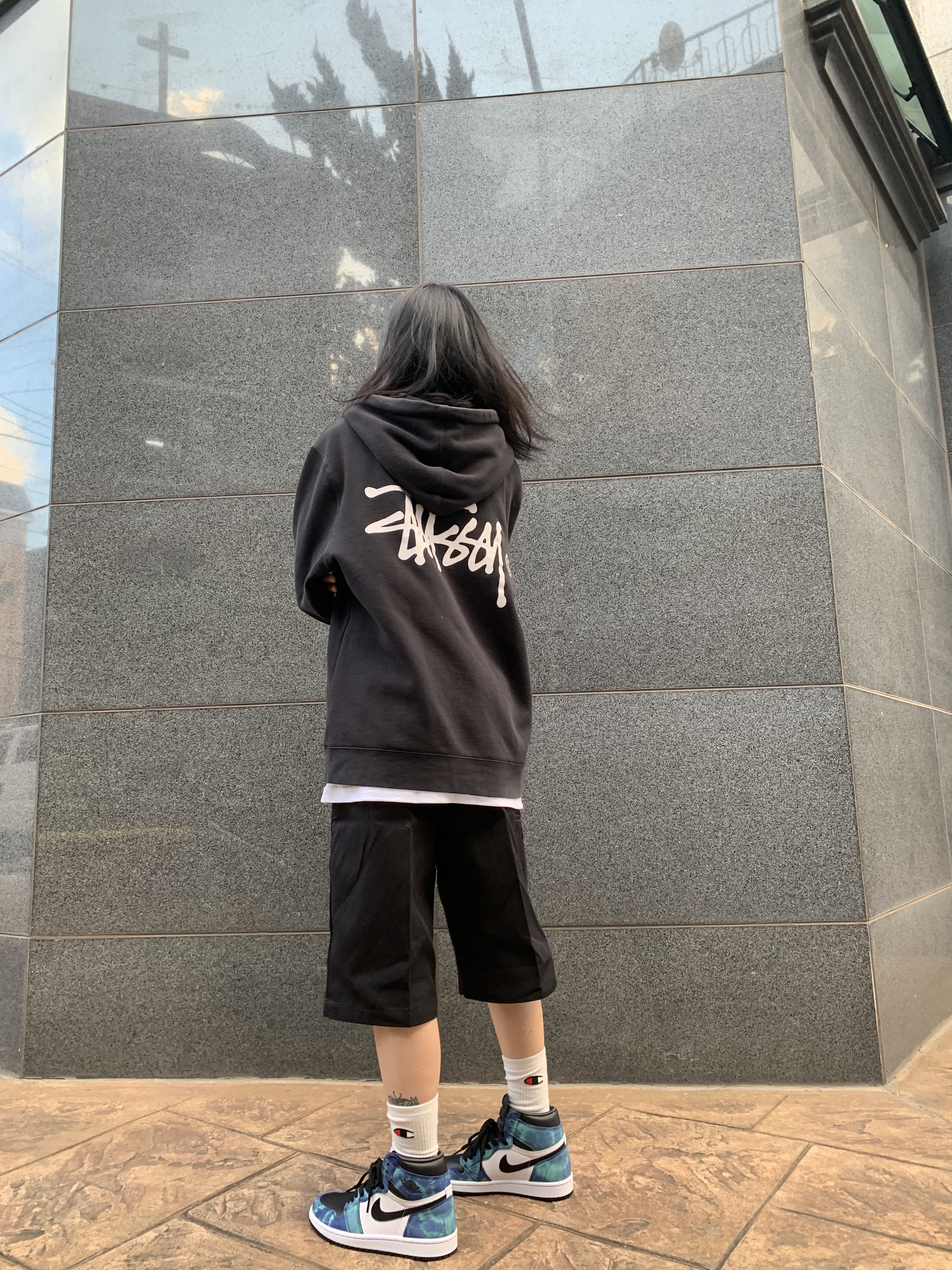(W) Jordan 1 Retro High Tie-Dye 착용 스타일