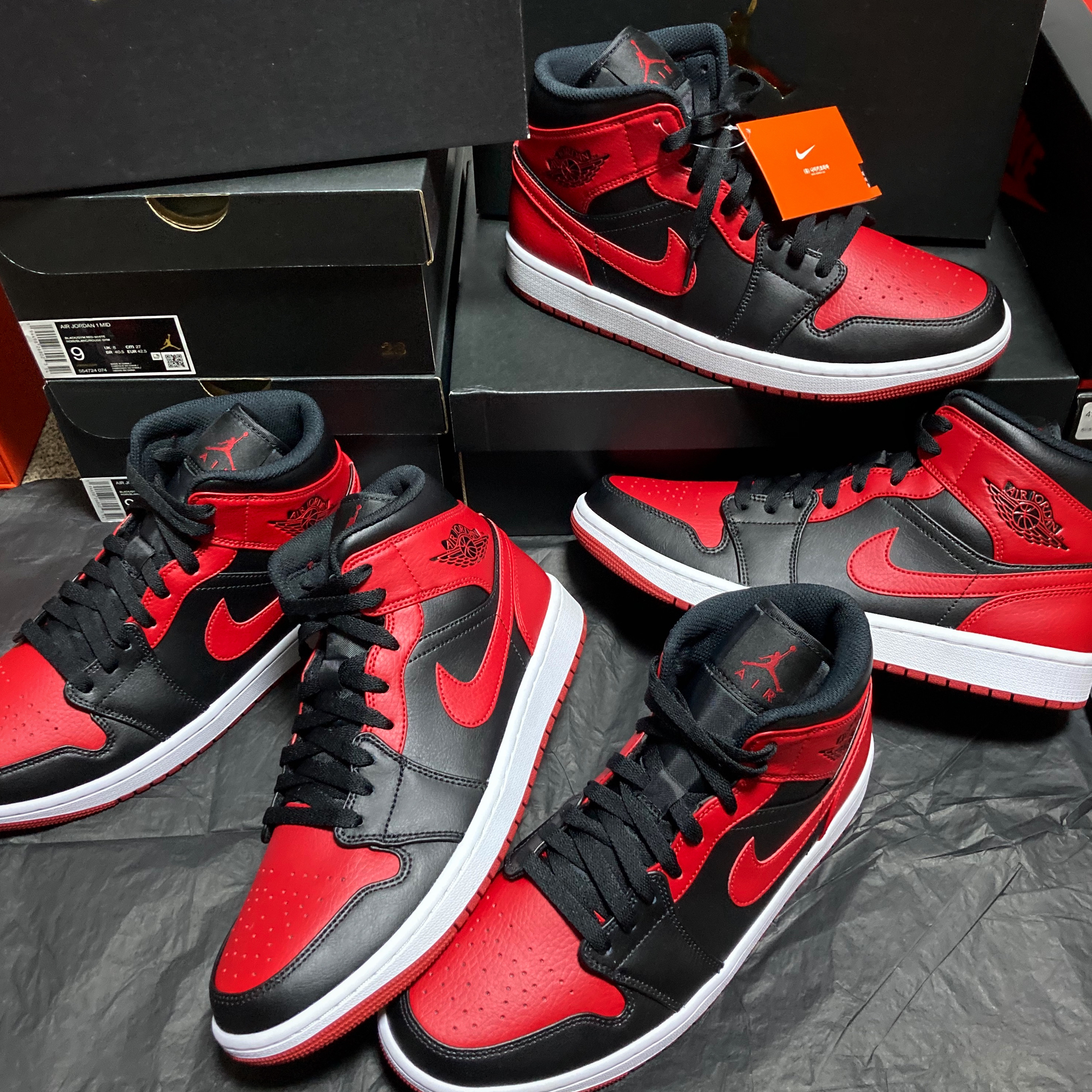 Jordan 1 Mid Bred Banned 2020 착용 스타일