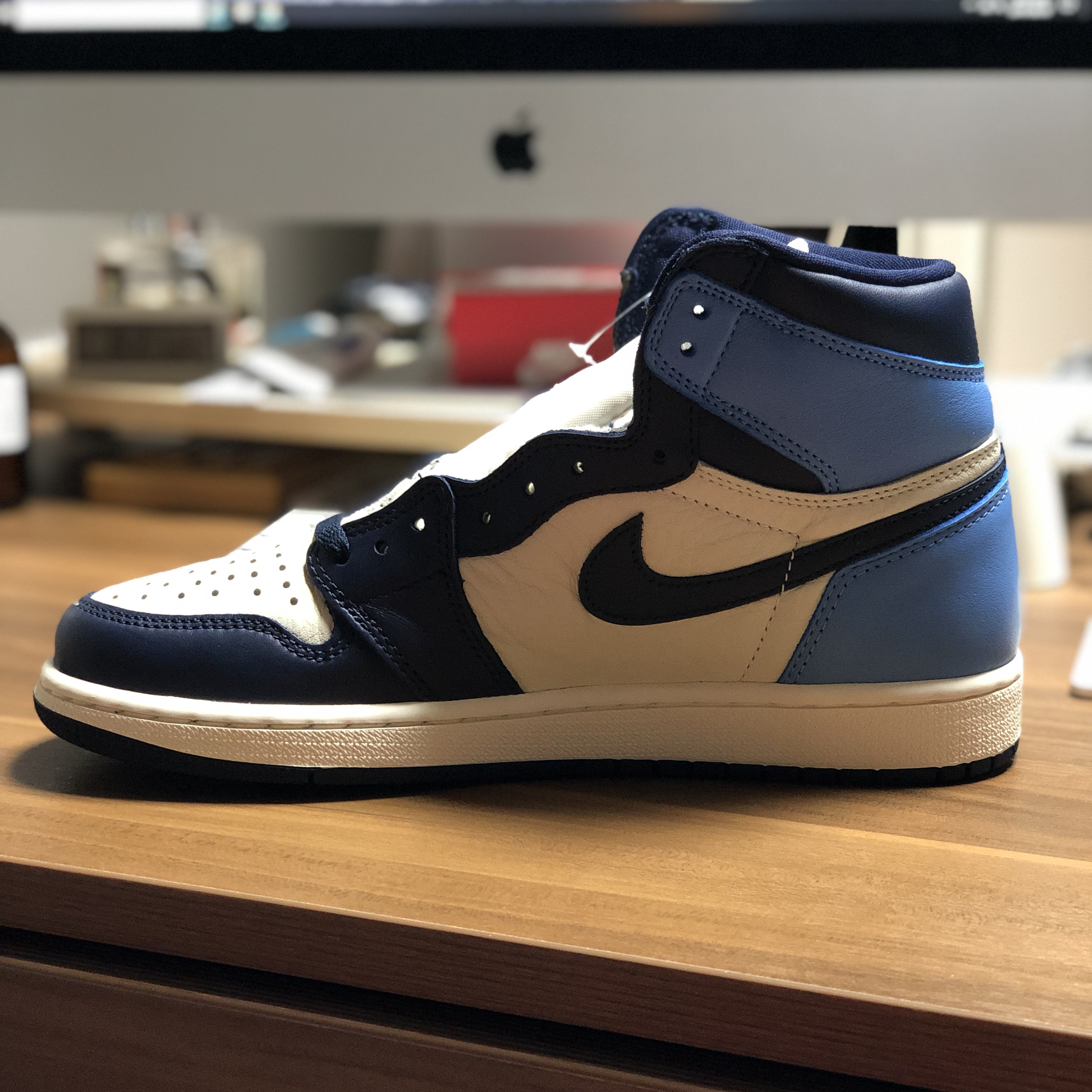 Jordan 1 Retro High Obsidian UNC 착용 스타일