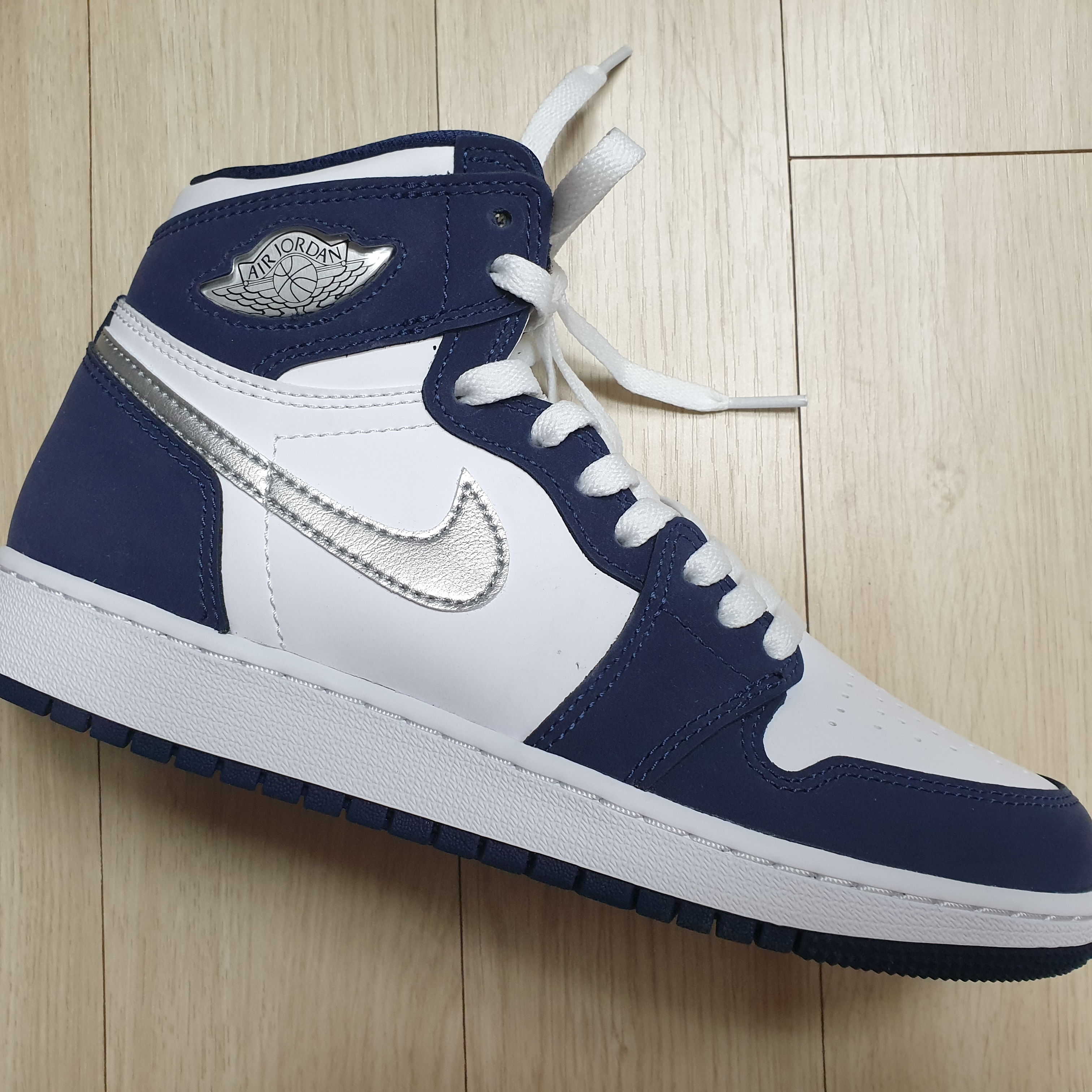 (GS) Jordan 1 Retro High OG CO.JP Midnight Navy 착용 스타일 - 1
