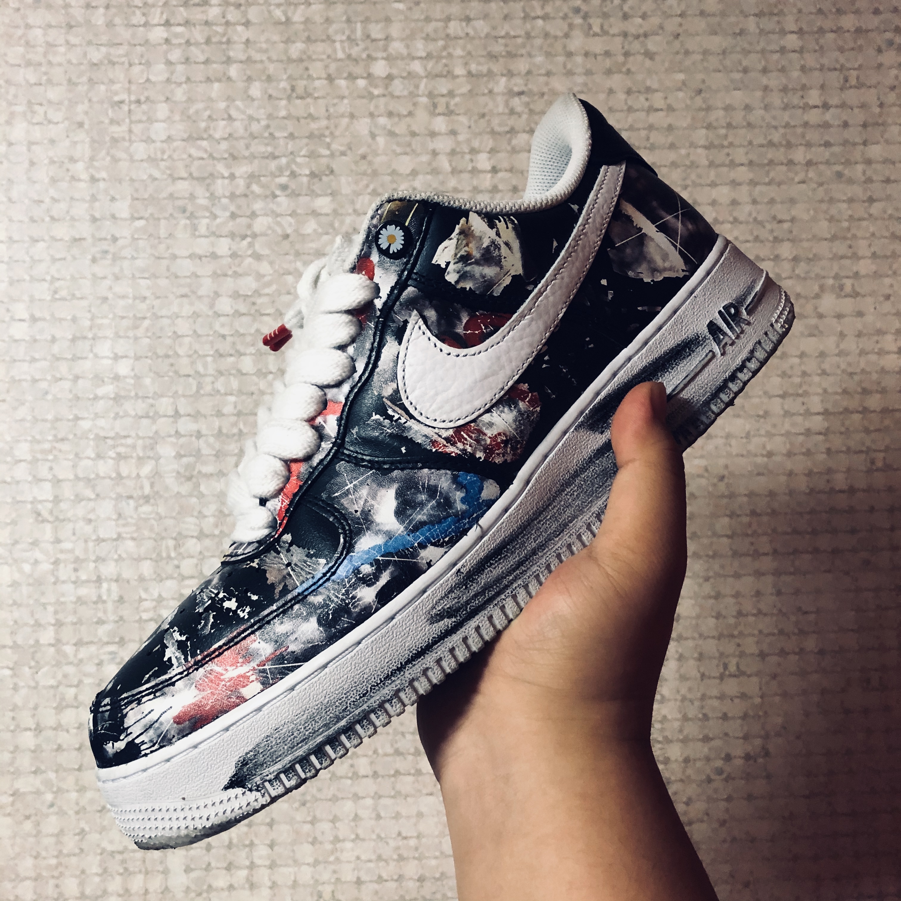 Nike x Peaceminusone Air Force 1 Low Para-Noise 착용 스타일