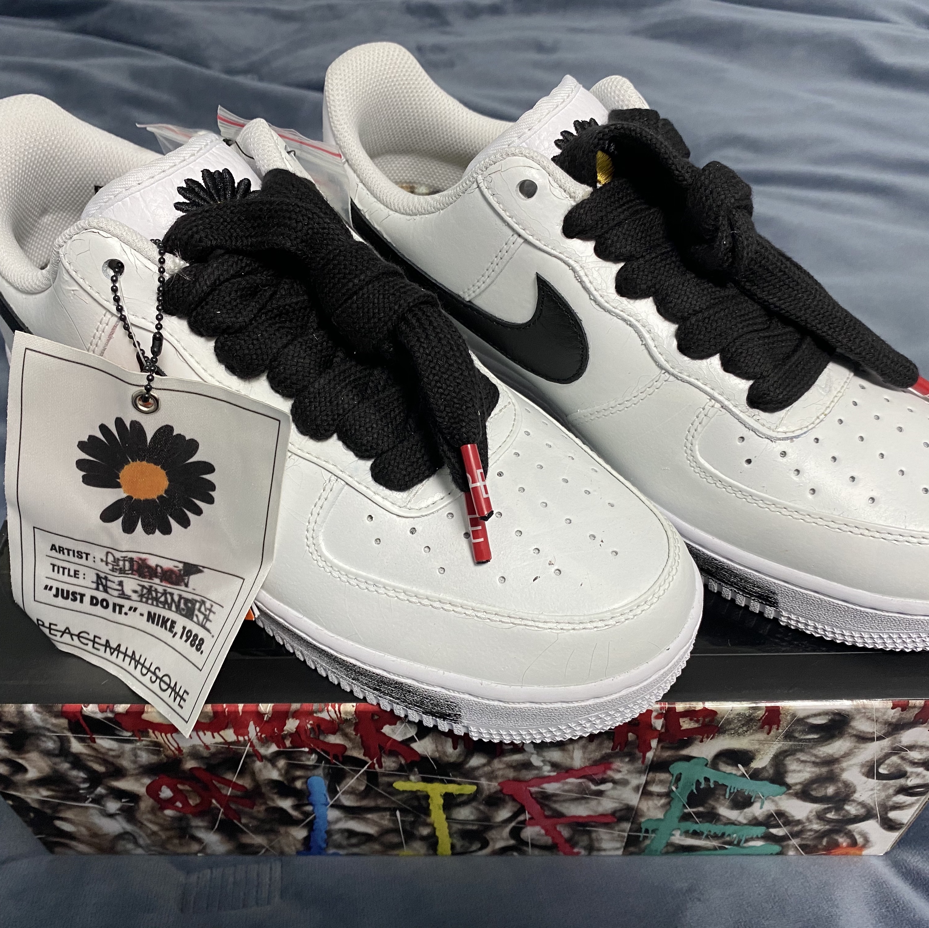 Nike x Peaceminusone Air Force 1 Low Para-Noise 2.0 착용 스타일