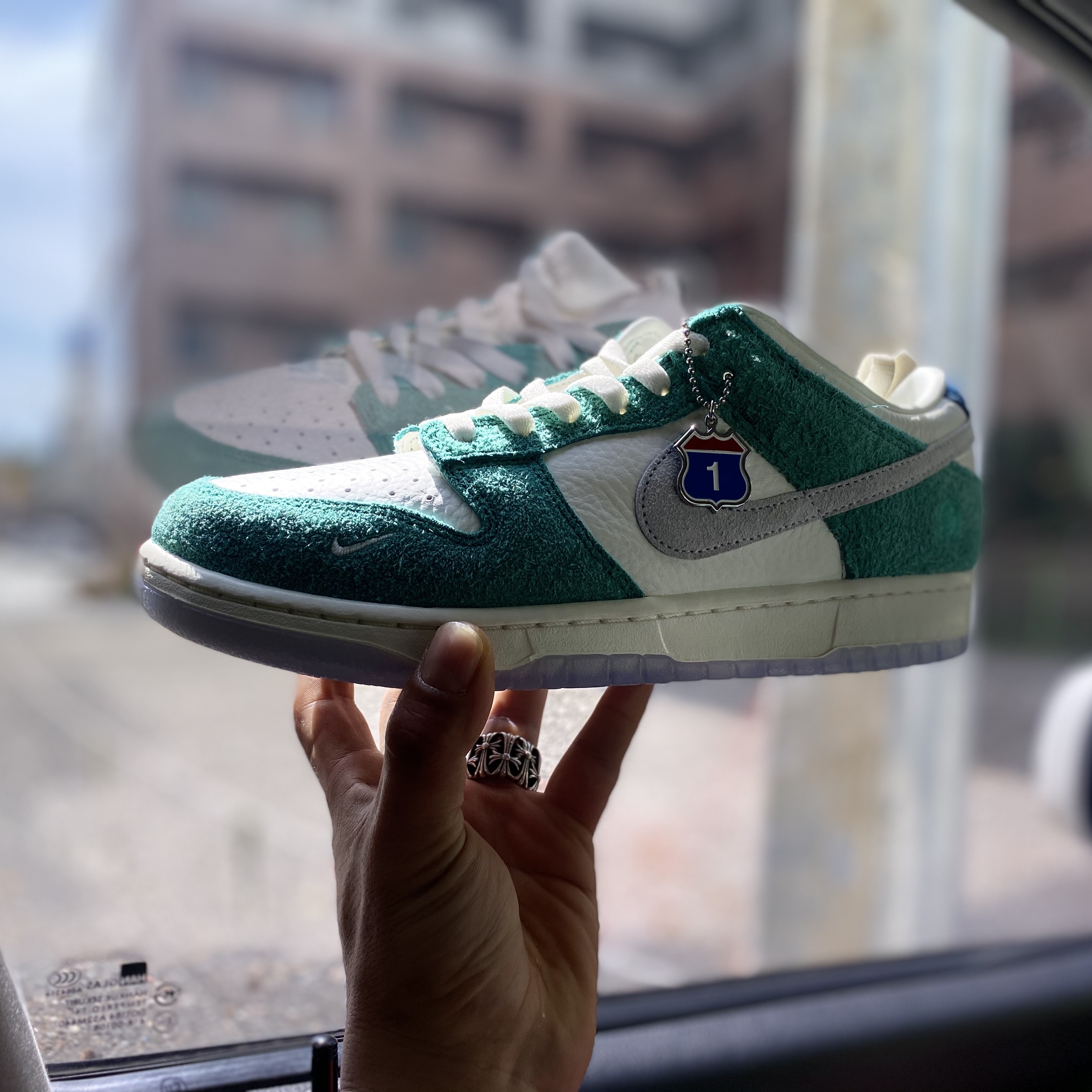 Nike x Kasina Dunk Low Road Sign - Kasina Exclusive 착용 스타일