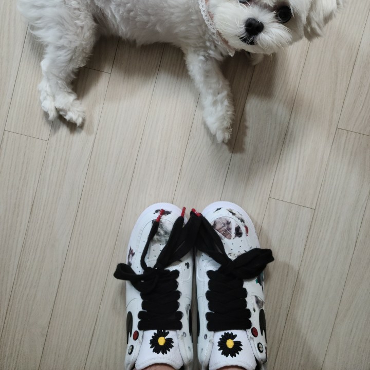 Nike x Peaceminusone Air Force 1 Low Para-Noise 2.0 착용 스타일