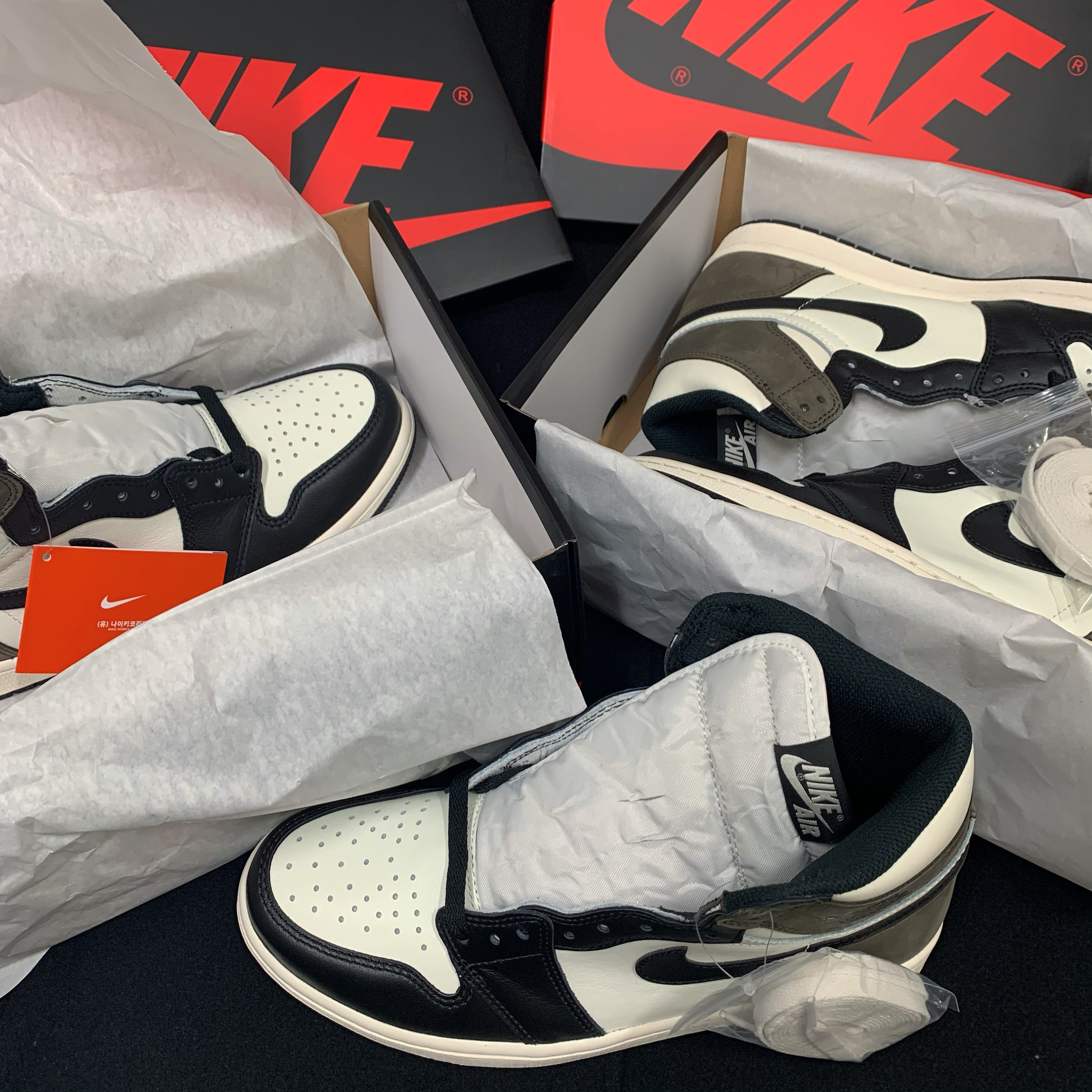 Jordan 1 Retro High OG Black Mocha 착용 스타일
