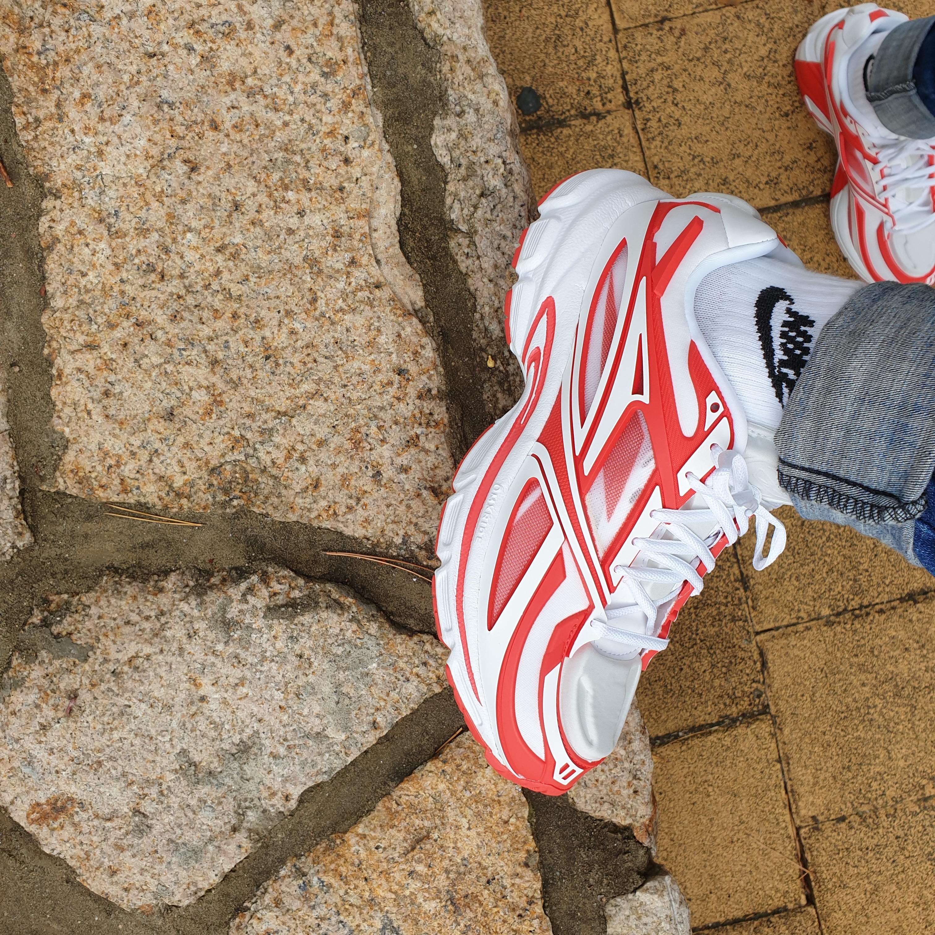 Reebok x Kanghyuk Premier Road Modern White Red  착용 스타일 - 5