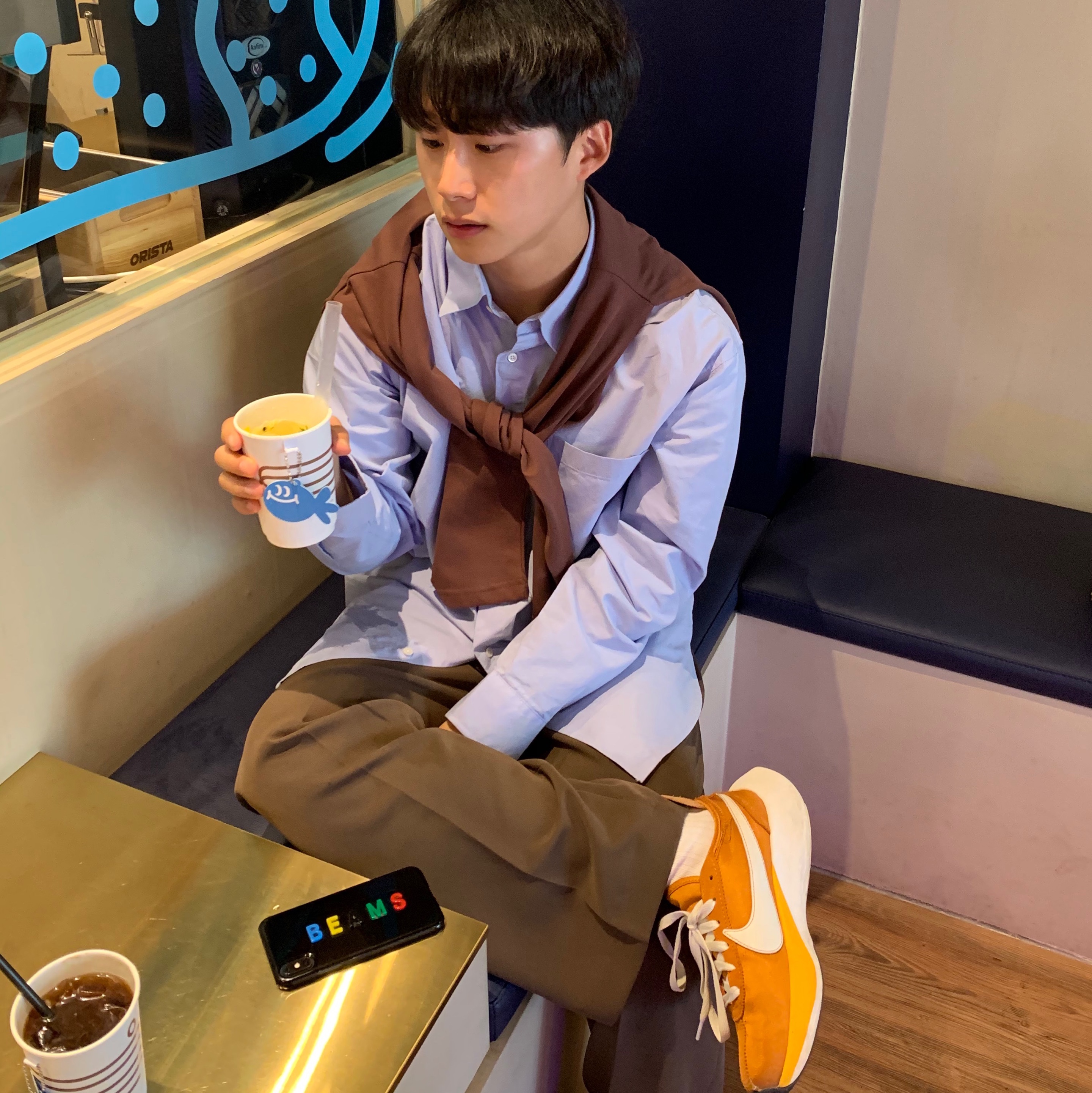 Nike Moon Racer Monarch 착용 스타일