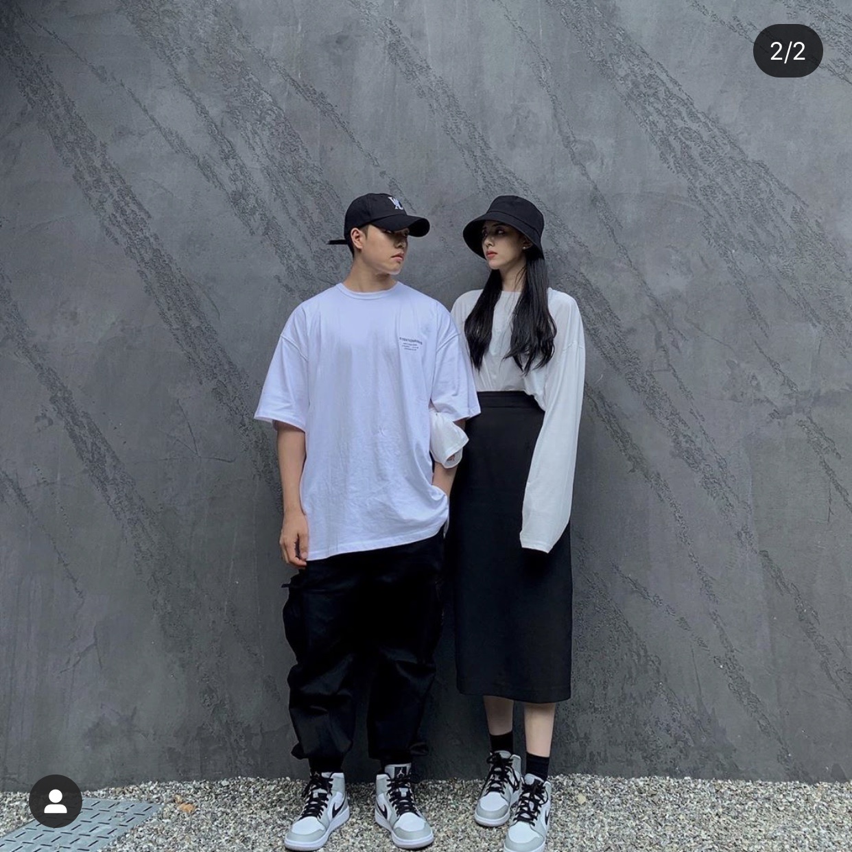 Jordan 1 Mid Light Smoke Grey 착용 스타일 - 4
