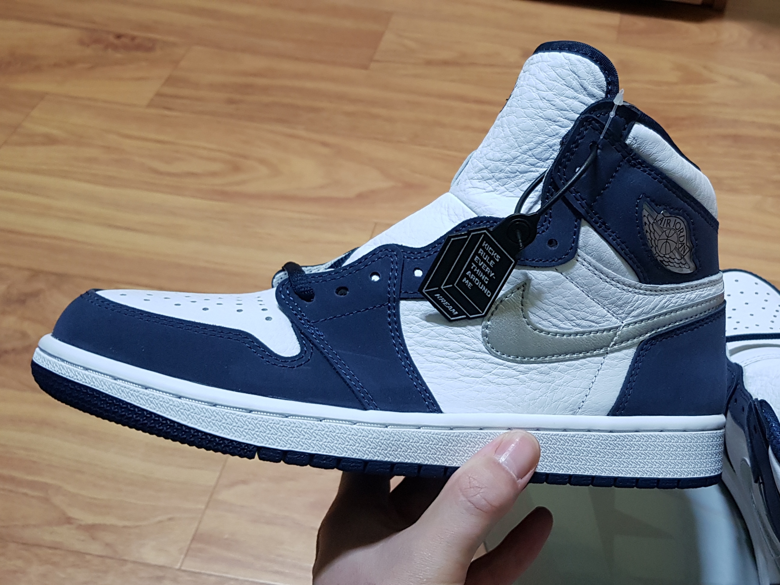 Jordan 1 Retro High OG Pine Green, Jordan 1 Retro High Court Purple 착용 스타일 - 2