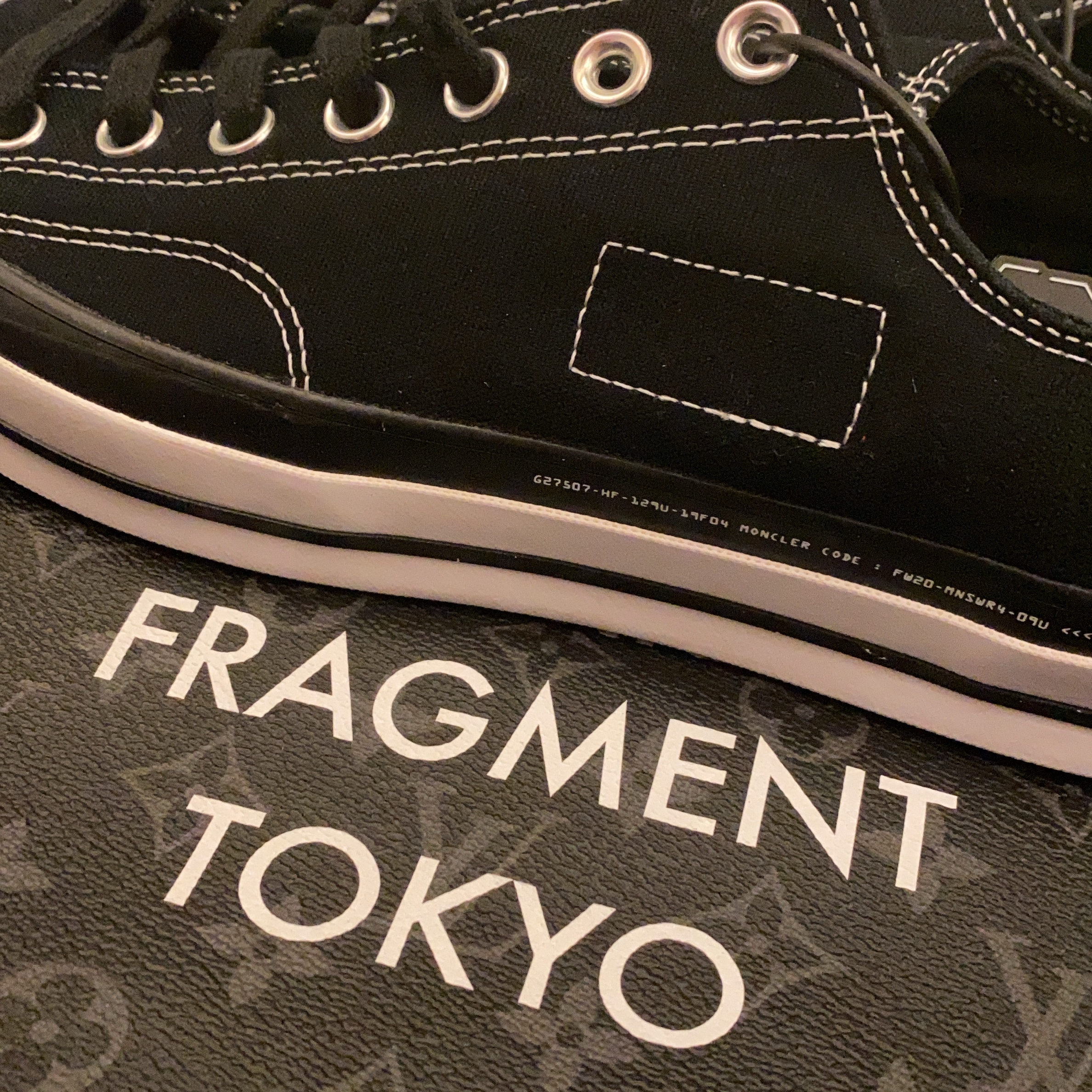 Converse x Moncler x Fragment Chuck 70 Ox Black 착용 스타일