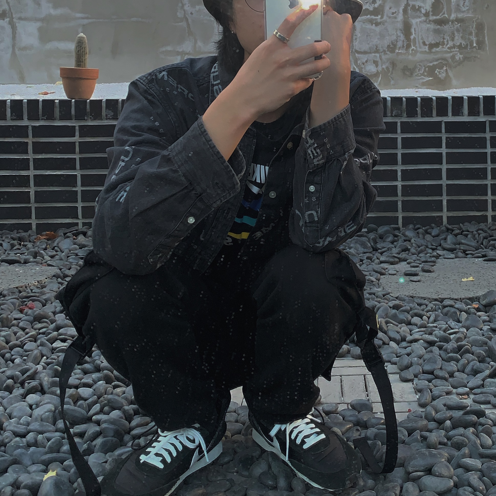 Nike x Undercover Daybreak Black 착용 스타일