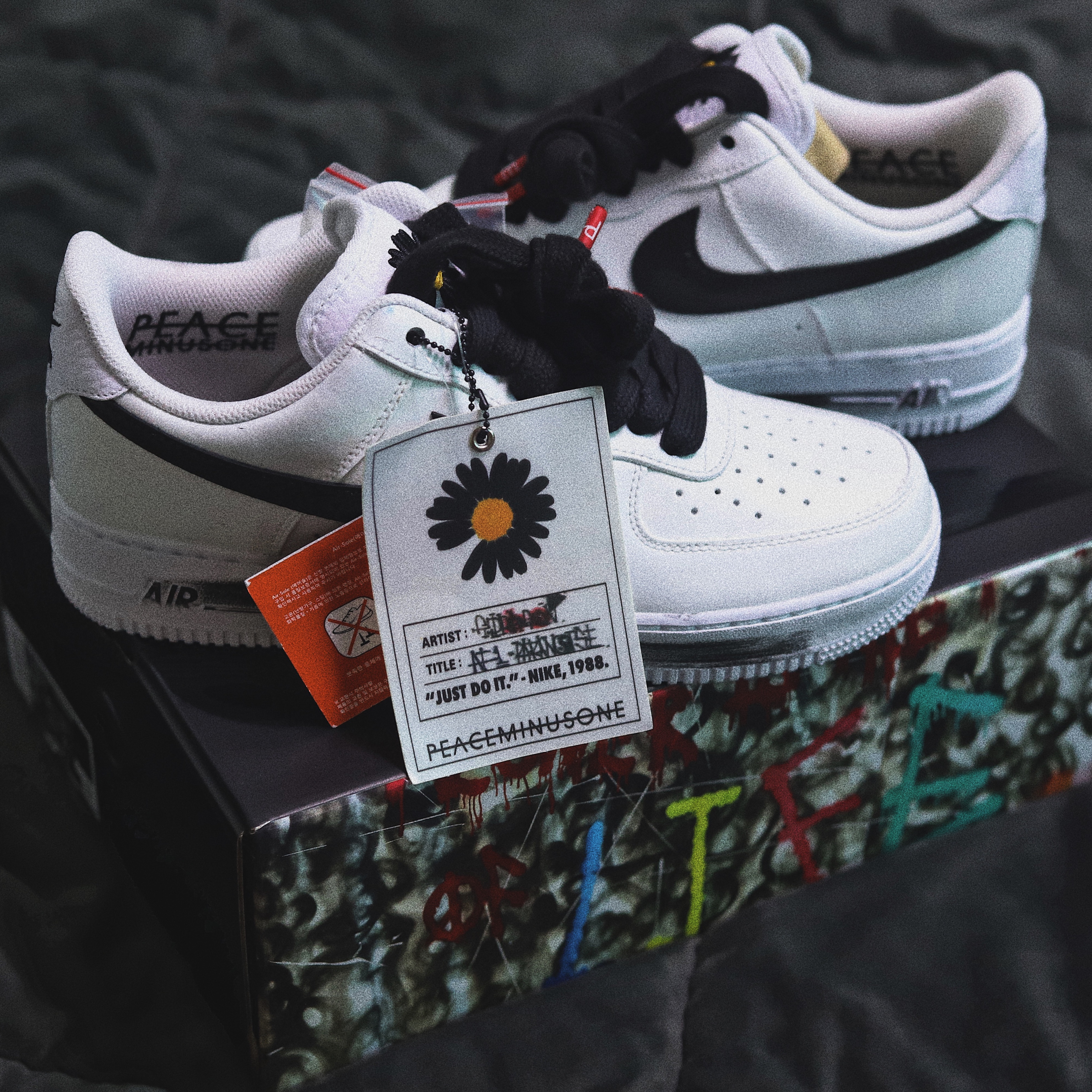 Nike x Peaceminusone Air Force 1 Low Para-Noise 2.0 착용 스타일