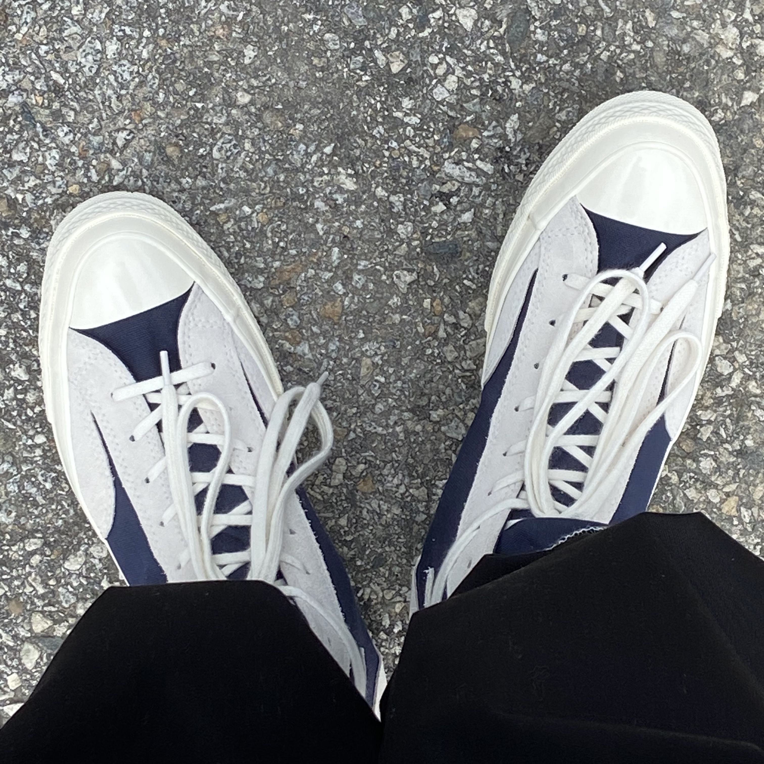 Converse Chuck 70 High Final Club Dark Navy 착용 스타일 - 2