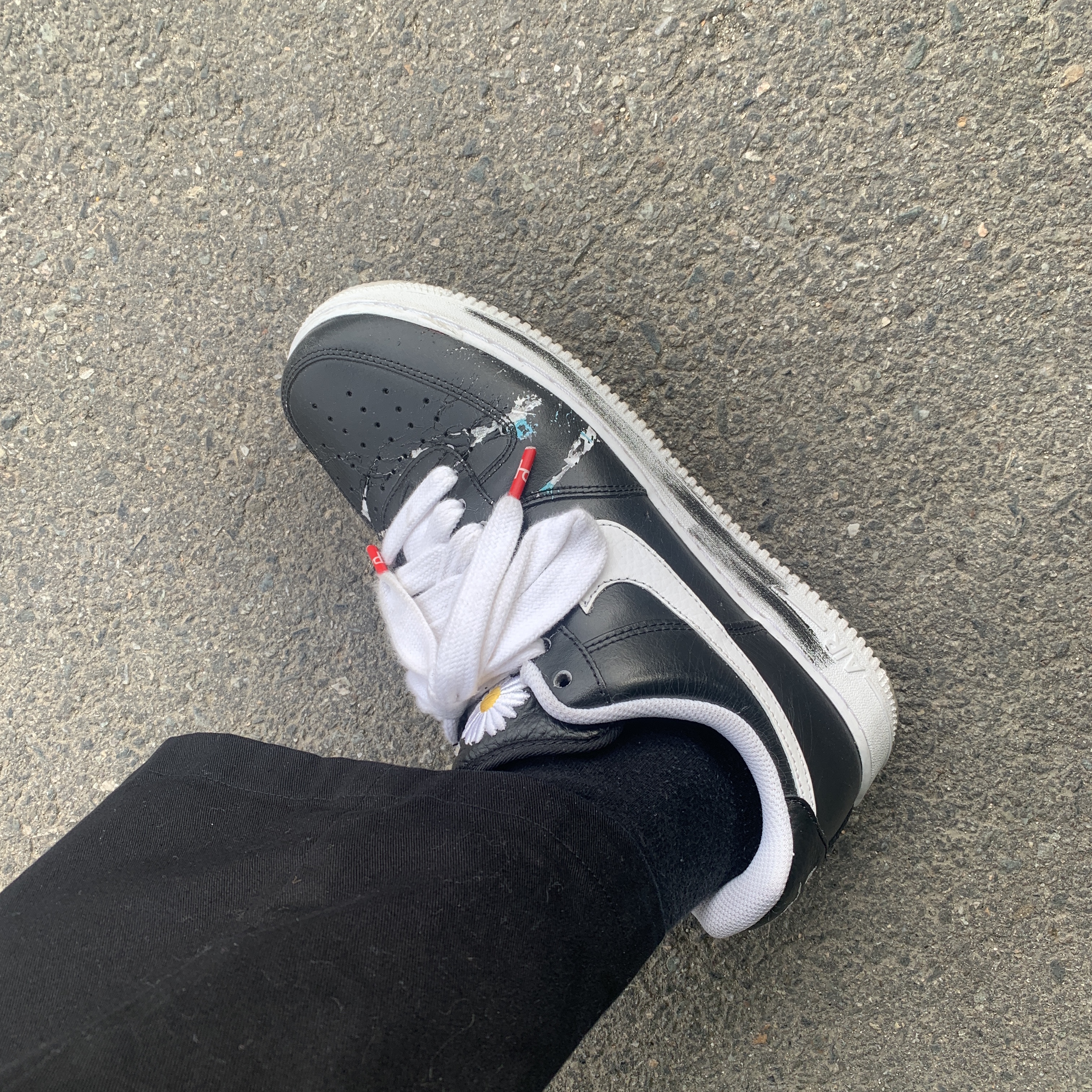 Nike x Peaceminusone Air Force 1 Low Para-Noise 착용 스타일