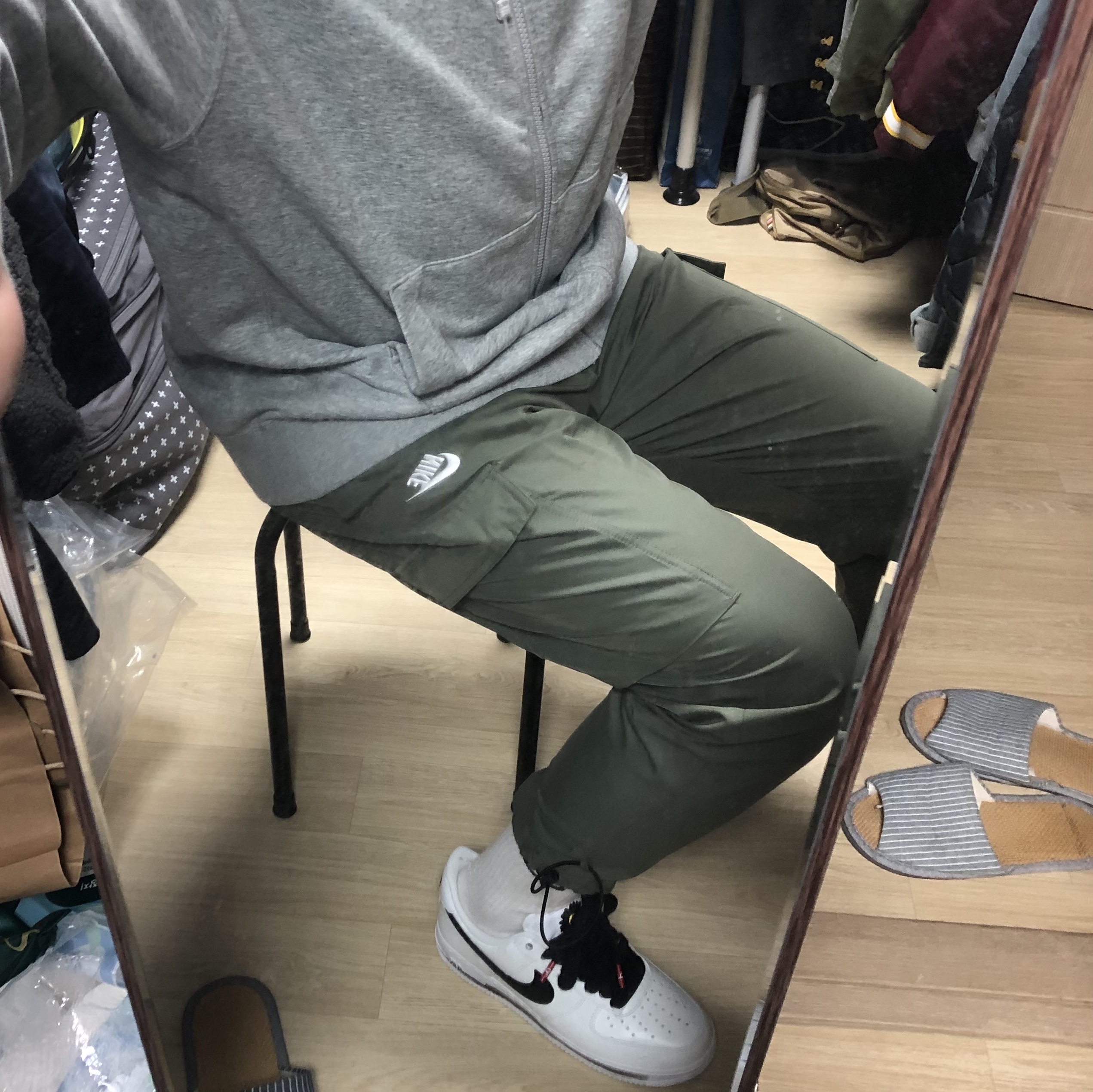 Nike x Peaceminusone Air Force 1 Low Para-Noise 2.0 착용 스타일