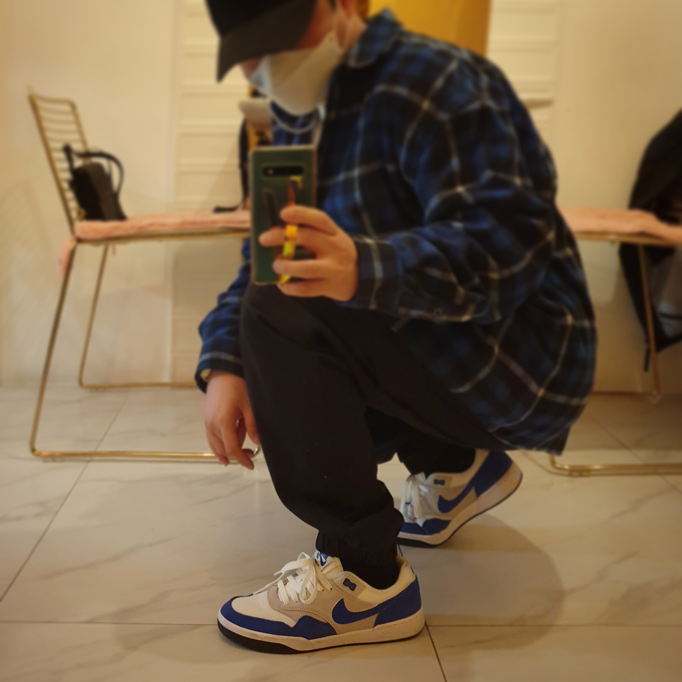 Nike SB GTS Return Sport Royal 착용 스타일