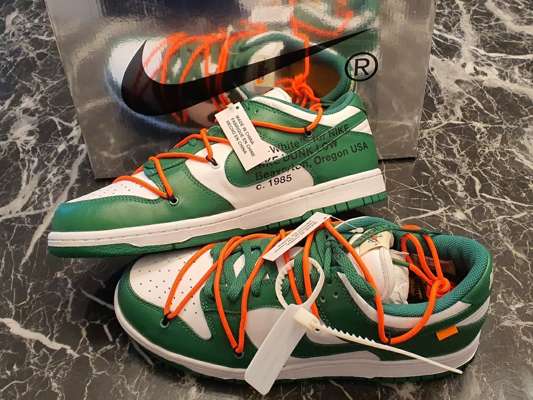 Nike x Off-White Dunk Low Pine Green 착용 스타일
