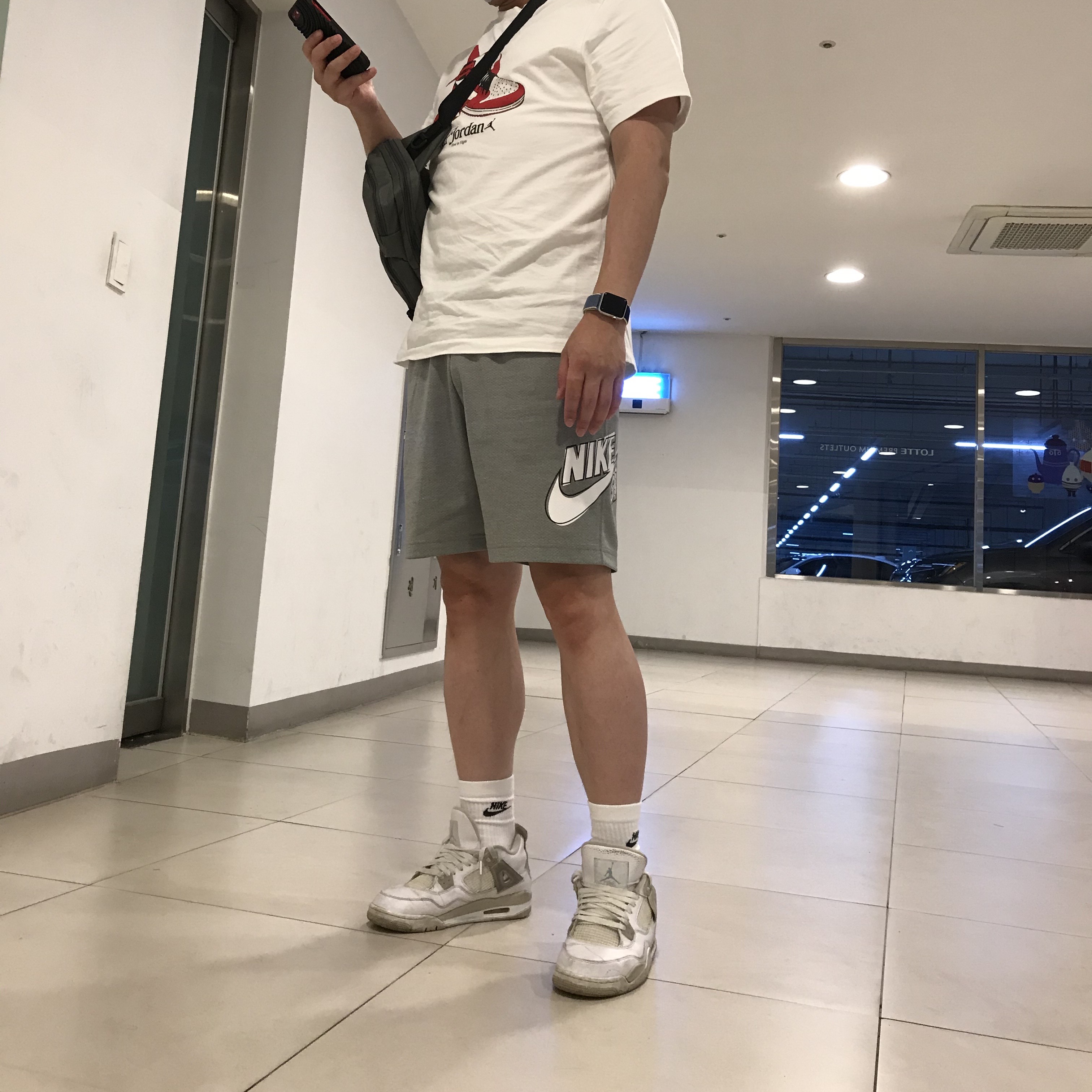 (GS) Jordan 4 Retro Linen 2017 착용 스타일