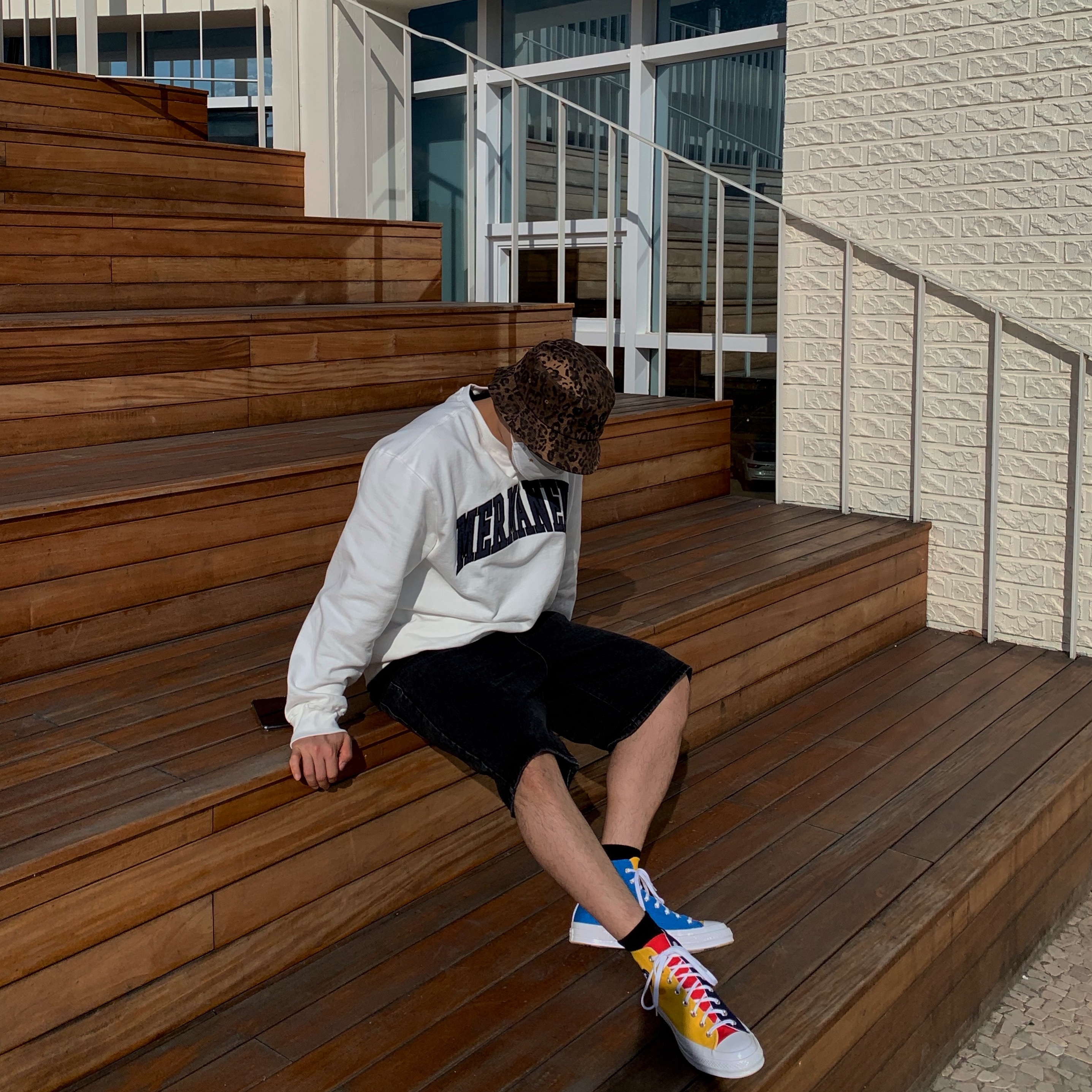 Converse x Golf Wang Chuck 70 Hi Tri-Panel 착용 스타일 - 2