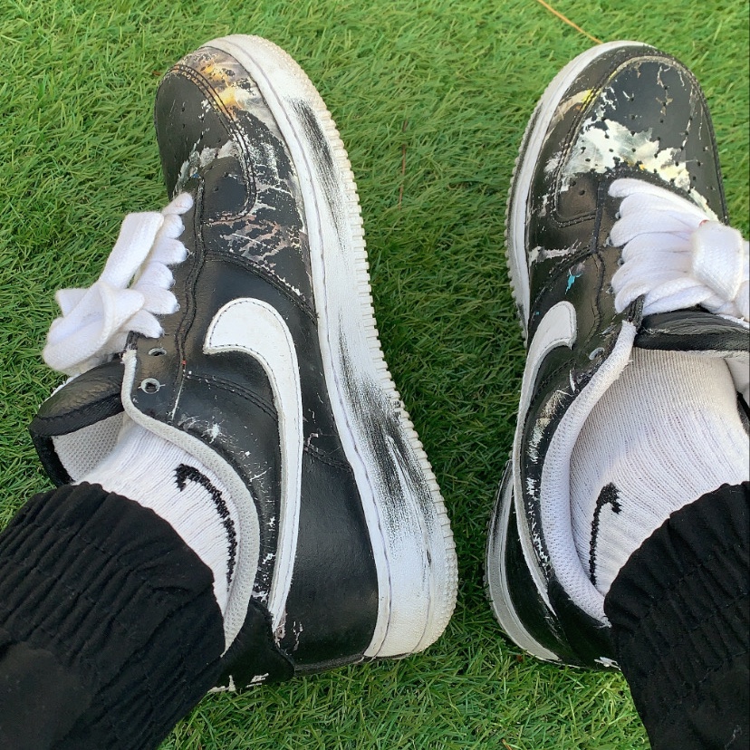 Nike x Peaceminusone Air Force 1 Low Para-Noise 착용 스타일