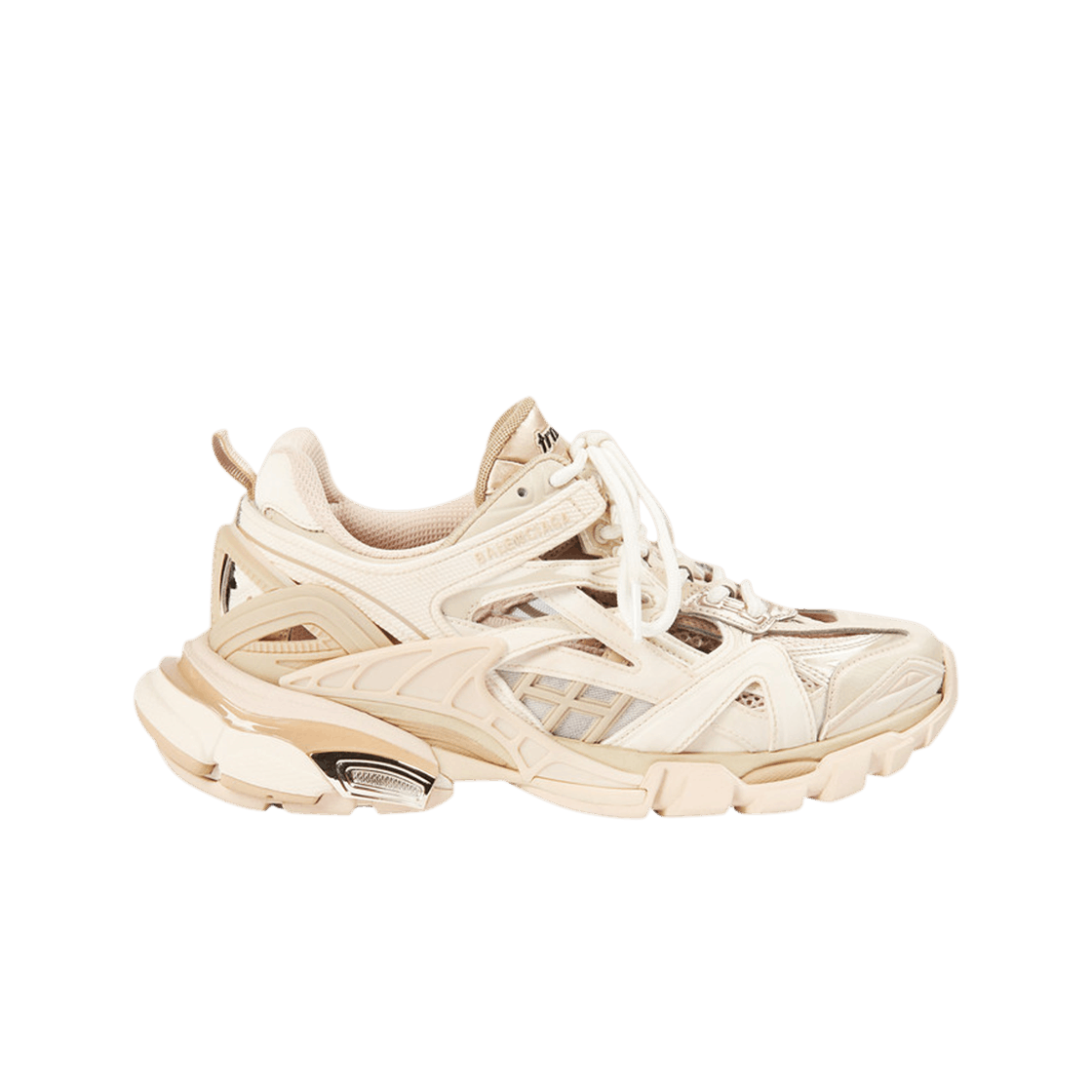 (W) 발렌시아가 트랙.2 스니커즈 베이지 메탈릭