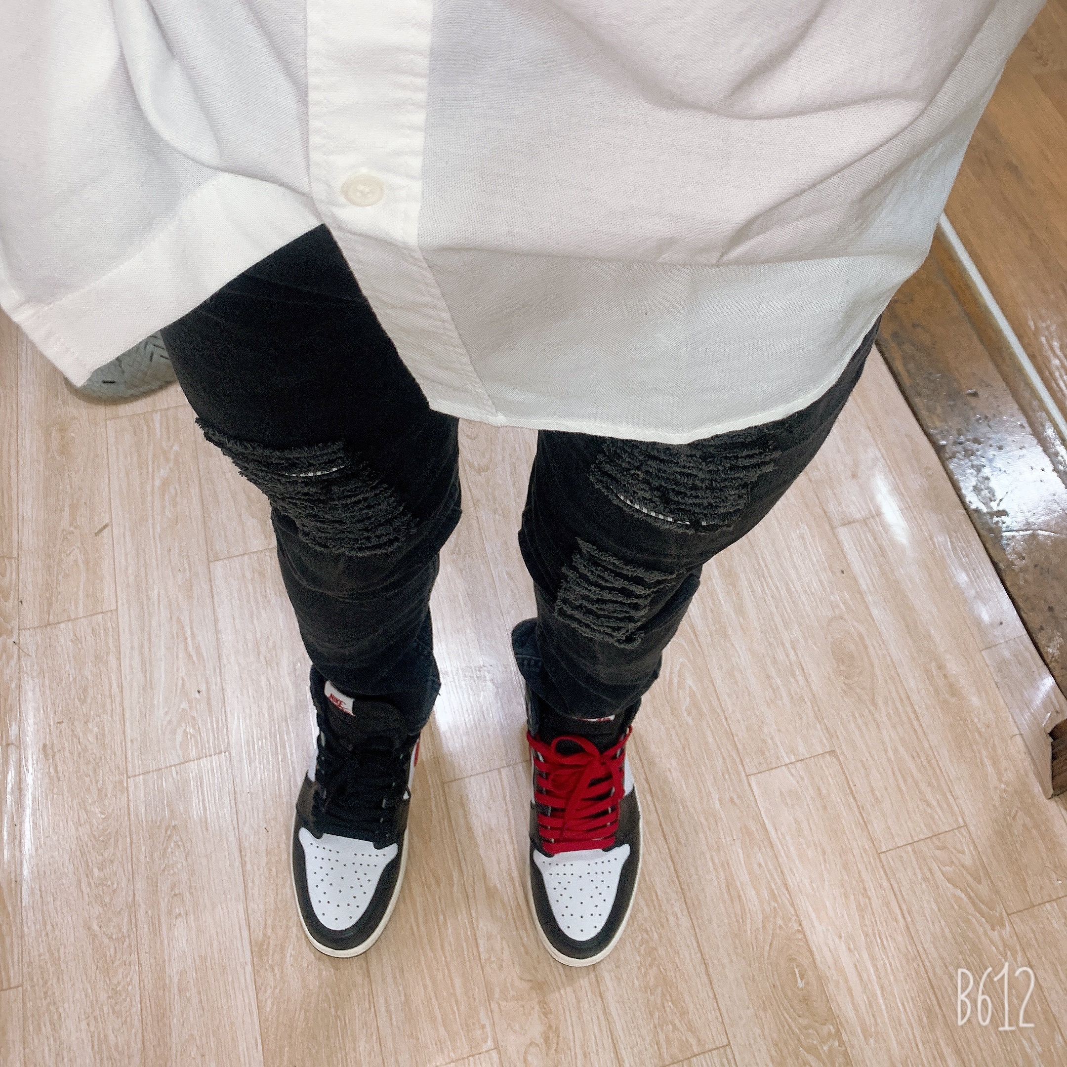 Jordan 1 Retro High OG Gym Red 착용 스타일