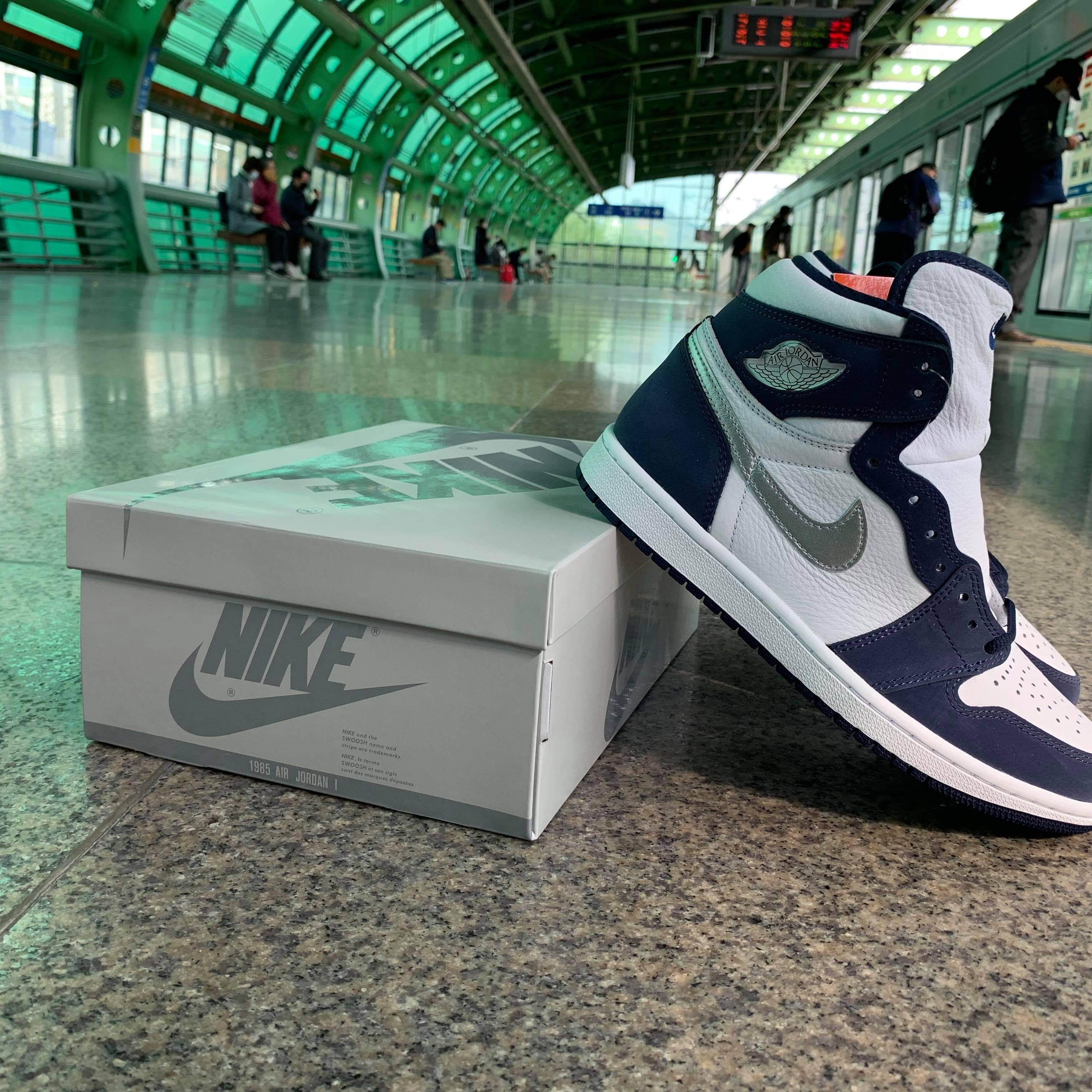 Jordan 1 Retro High OG CO.JP Midnight Navy 착용 스타일