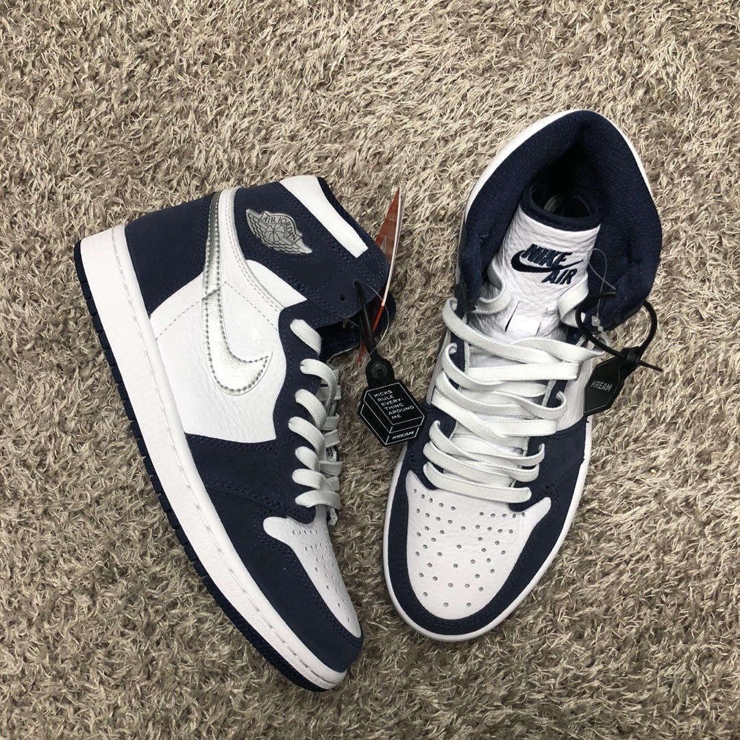 Jordan 1 Retro High OG CO.JP Midnight Navy 착용 스타일