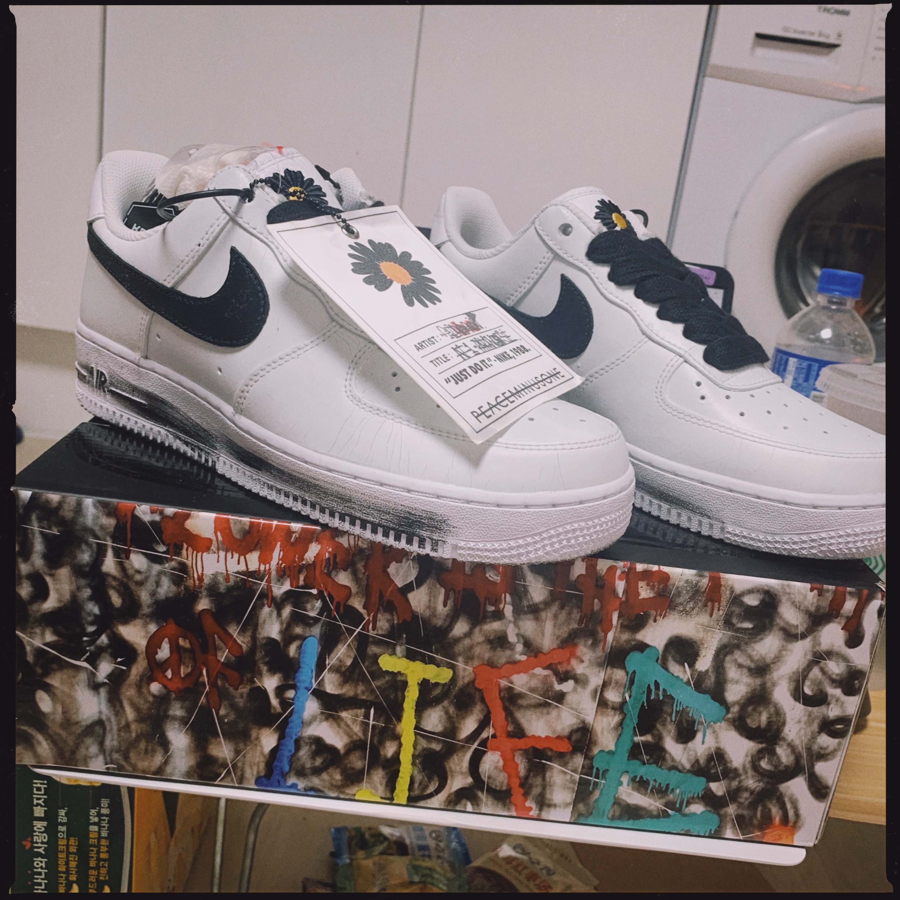 Nike x Peaceminusone Air Force 1 Low Para-Noise 2.0 착용 스타일 - 1