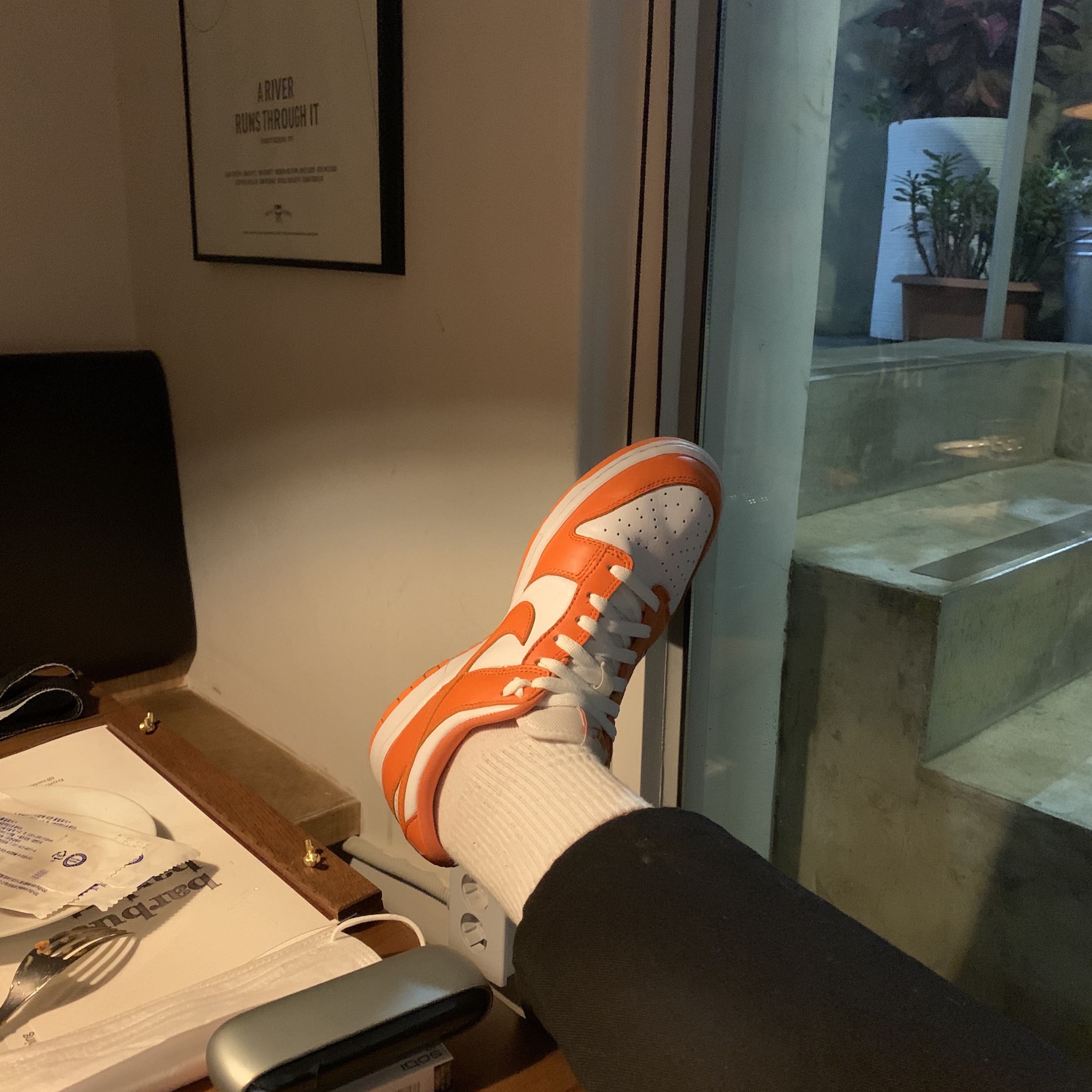 Nike Dunk Low SP Syracuse 2020 착용 스타일