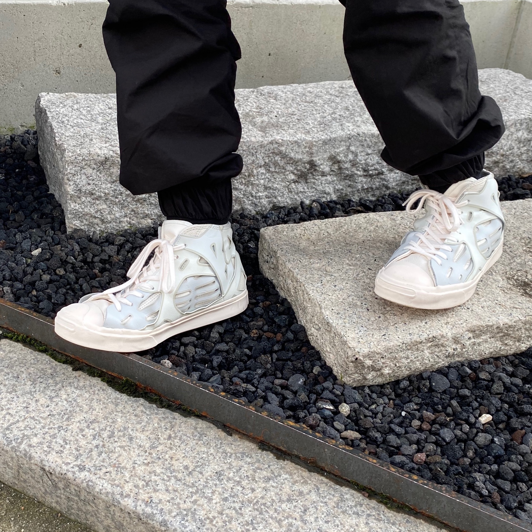 Converse x Feng Chen Wang Jack Purcell Mid Sea Salt 착용 스타일