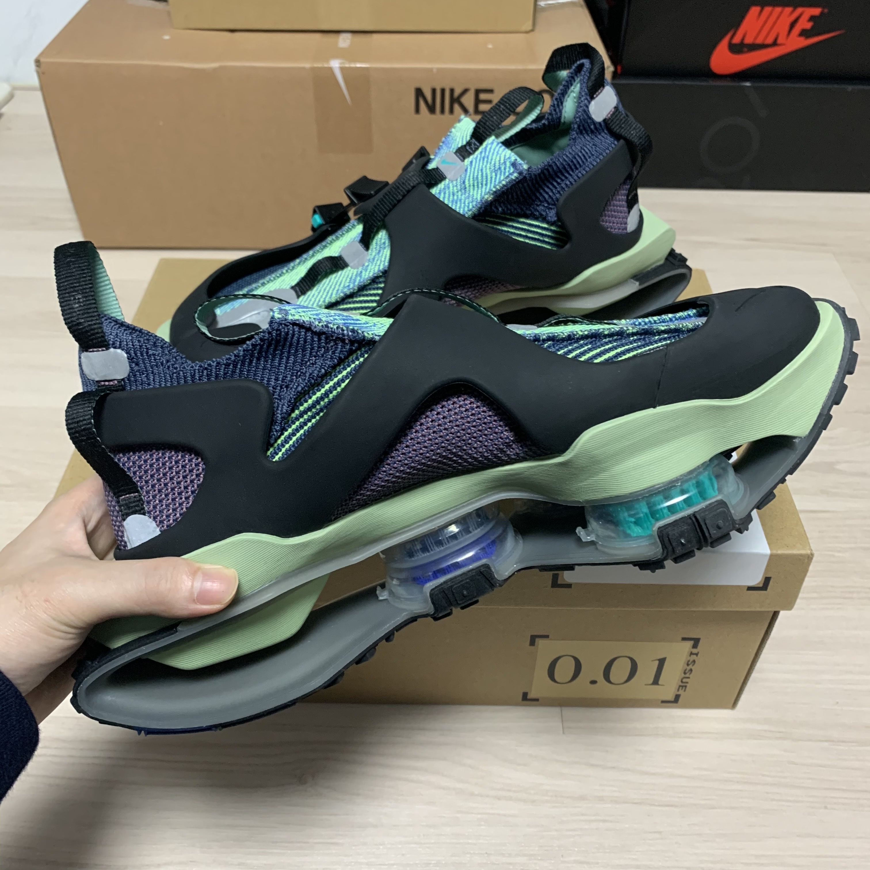 Nike ISPA Road Warrior Clear Jade 착용 스타일
