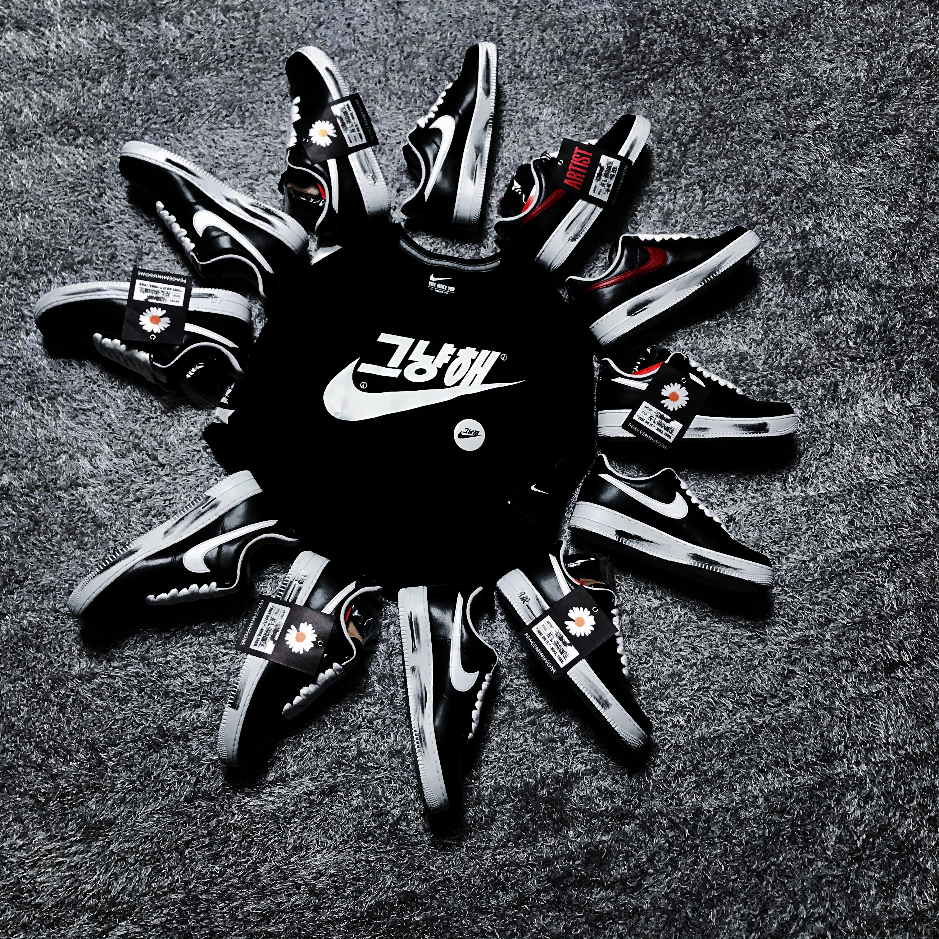 Nike x Peaceminusone Air Force 1 Low Para-Noise - Korea Exclusive, Nike x Peaceminusone Air Force 1 Low Para-Noise 착용 스타일