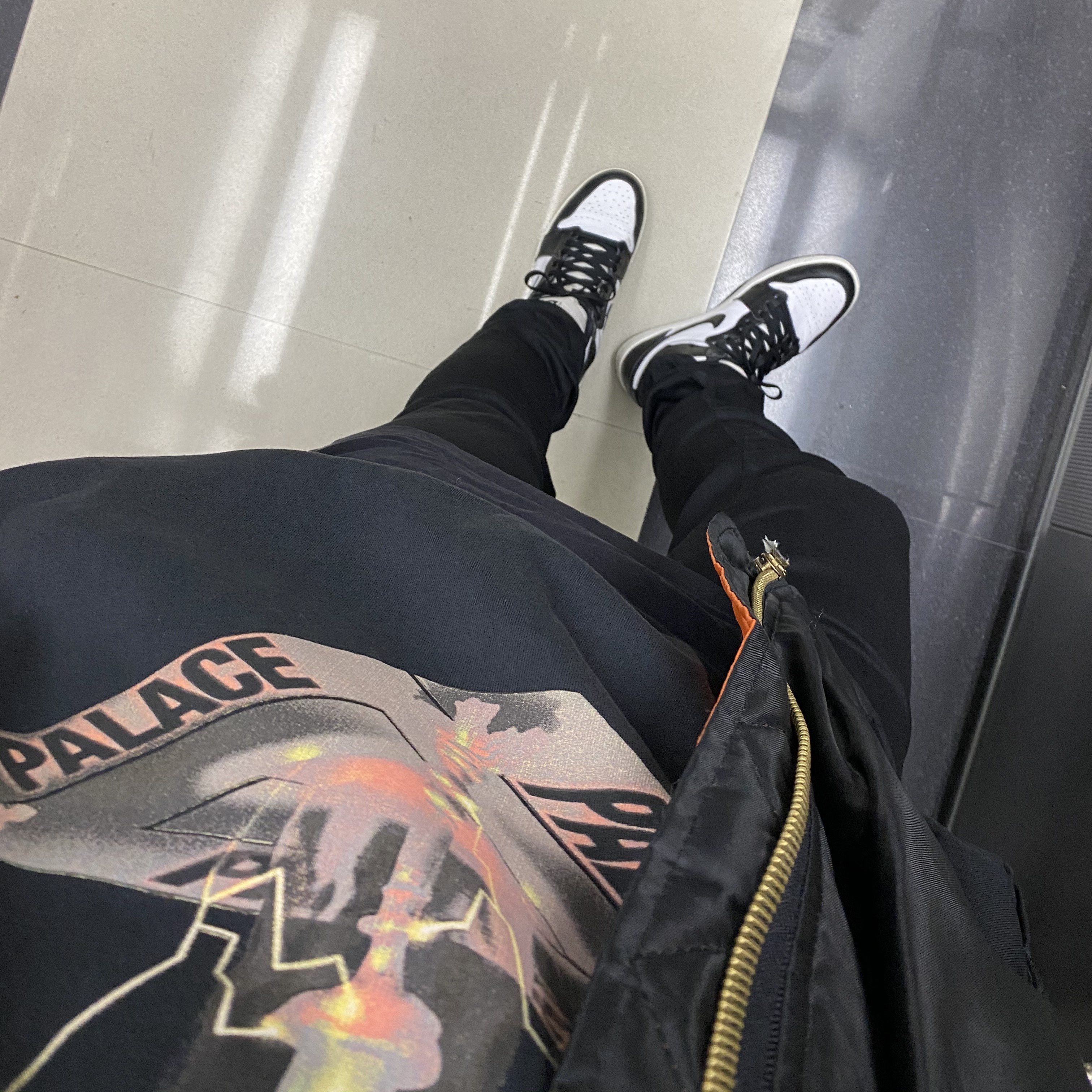 Jordan 1 Retro High OG Black White 2014 착용 스타일