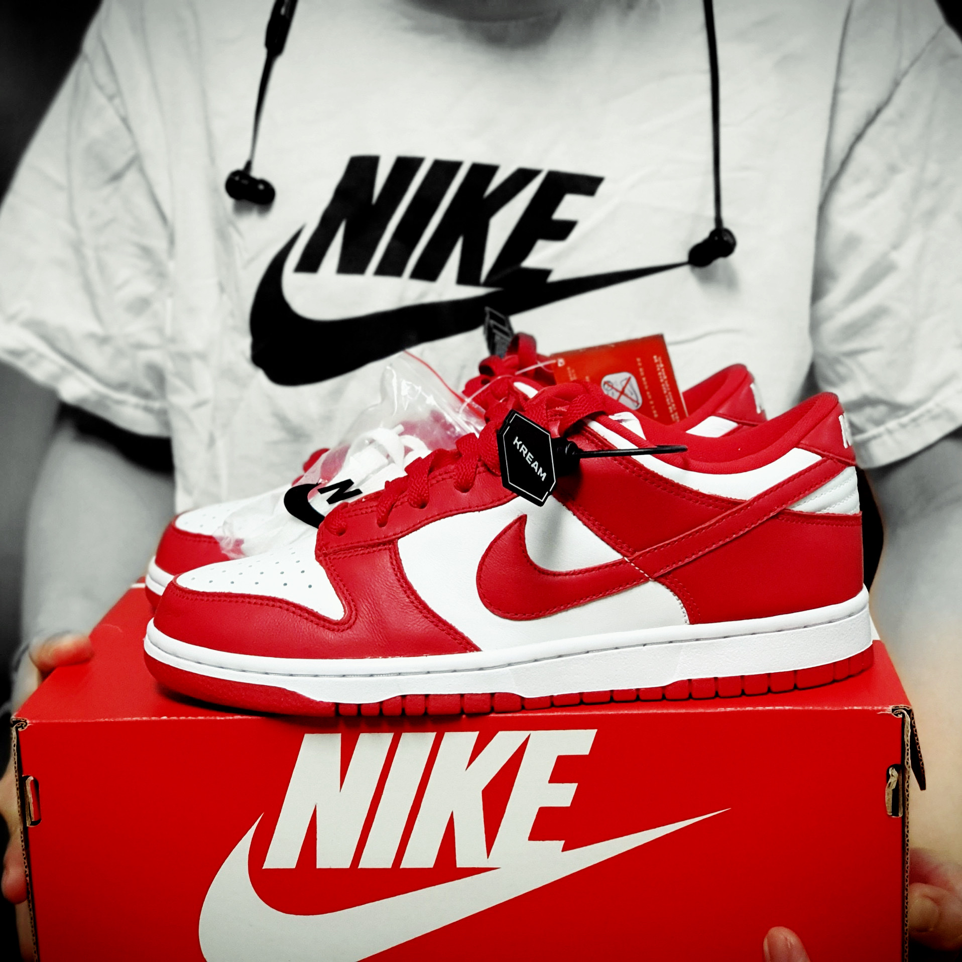 Nike Dunk Low SP University Red 2020 착용 스타일