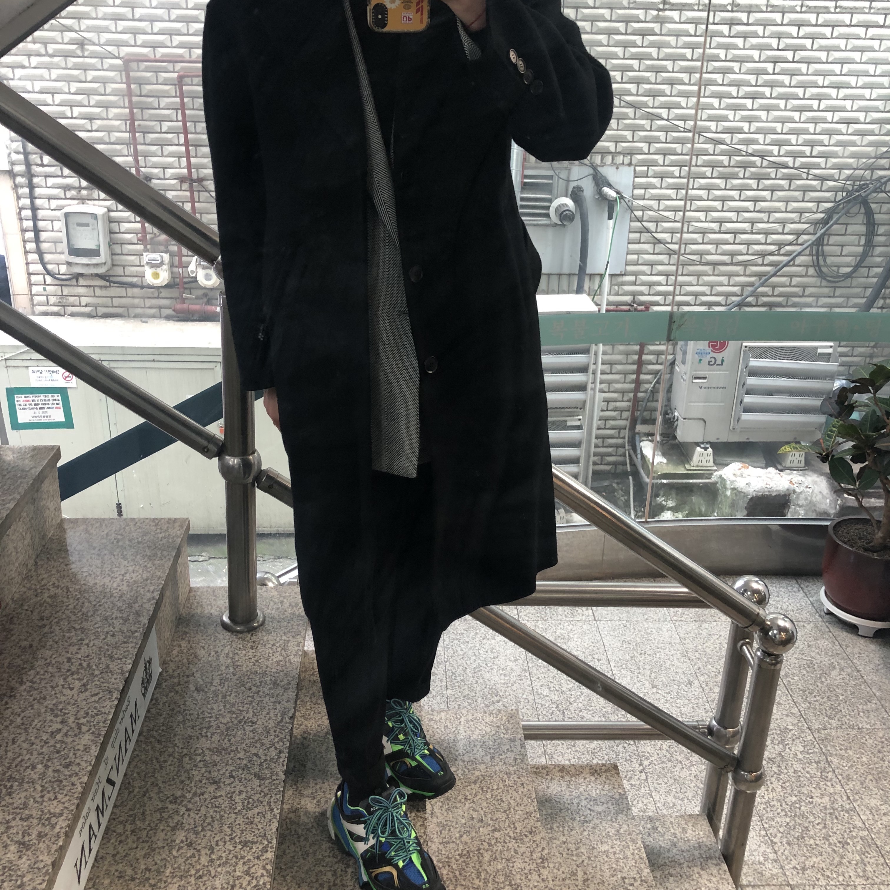 Balenciaga Track Sneakers Green White Blue 2019 착용 스타일