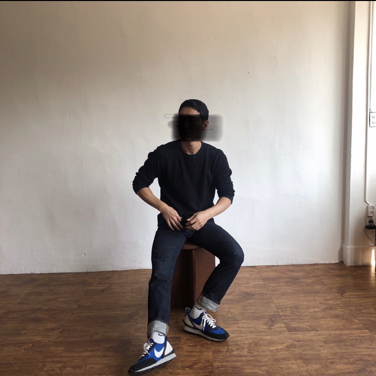 Nike x Undercover Daybreak Blue Jay 착용 스타일