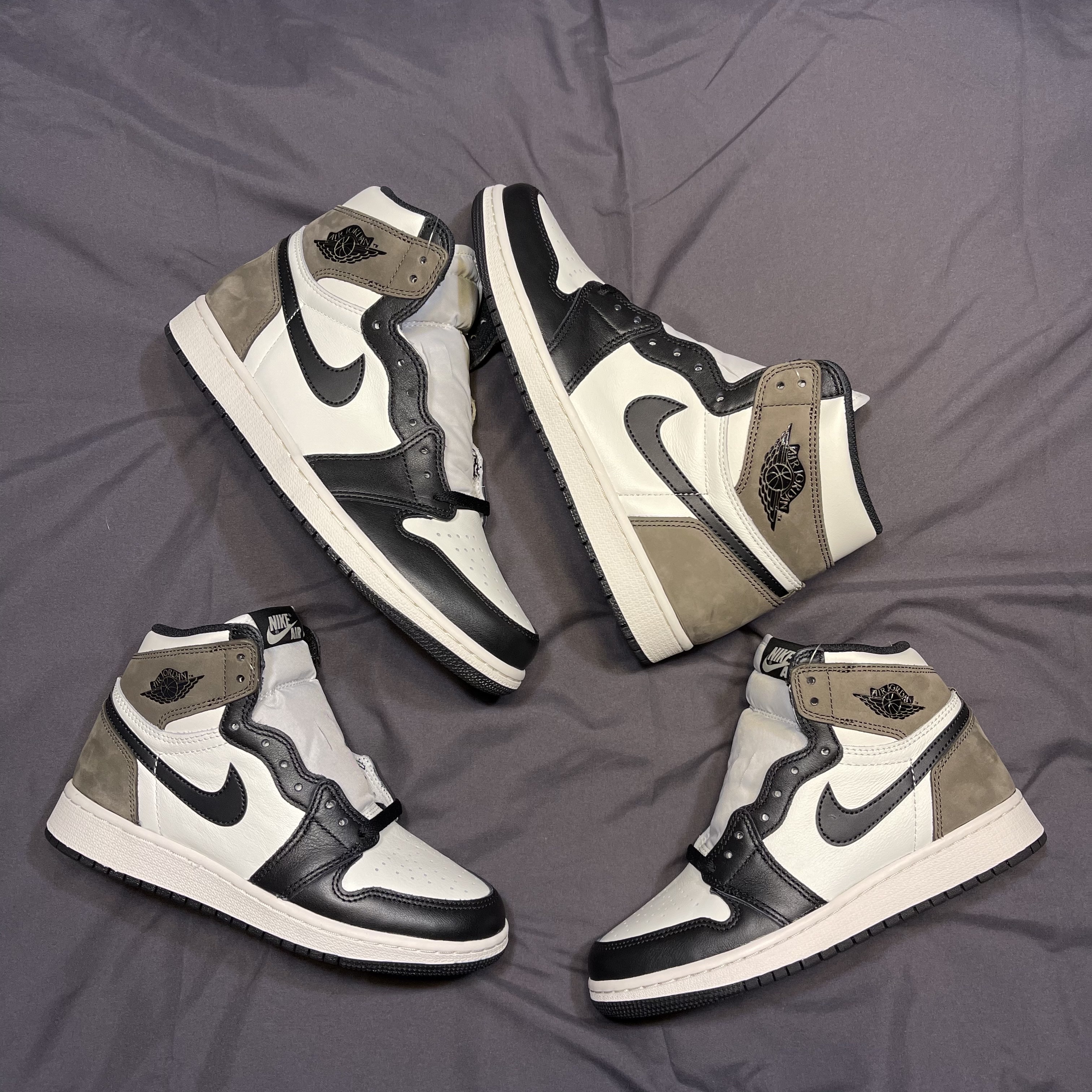 Jordan 1 Retro High OG Black Mocha, (GS) Jordan 1 Retro High OG Black Mocha 착용 스타일
